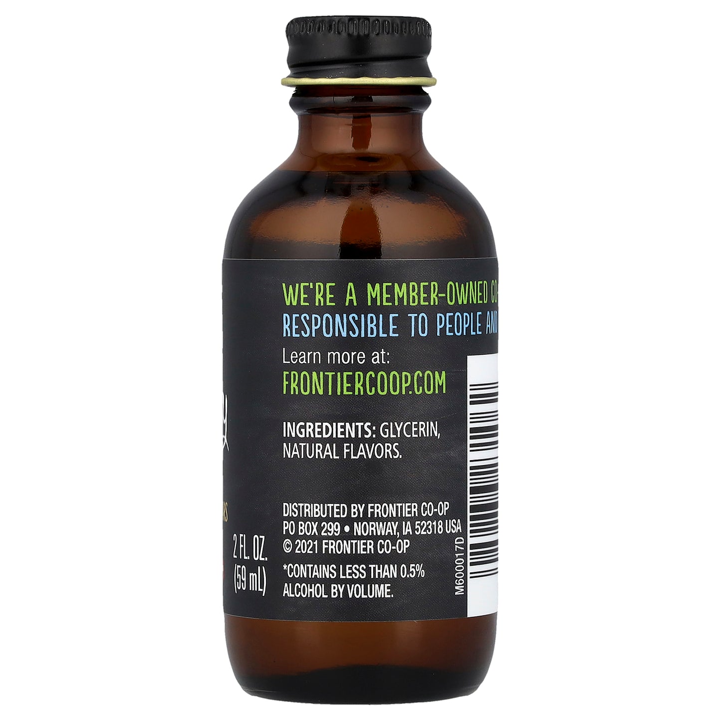 Frontier Co-op, Raspberry Flavor, Non-Alcoholic, 2 fl oz (59 ml)