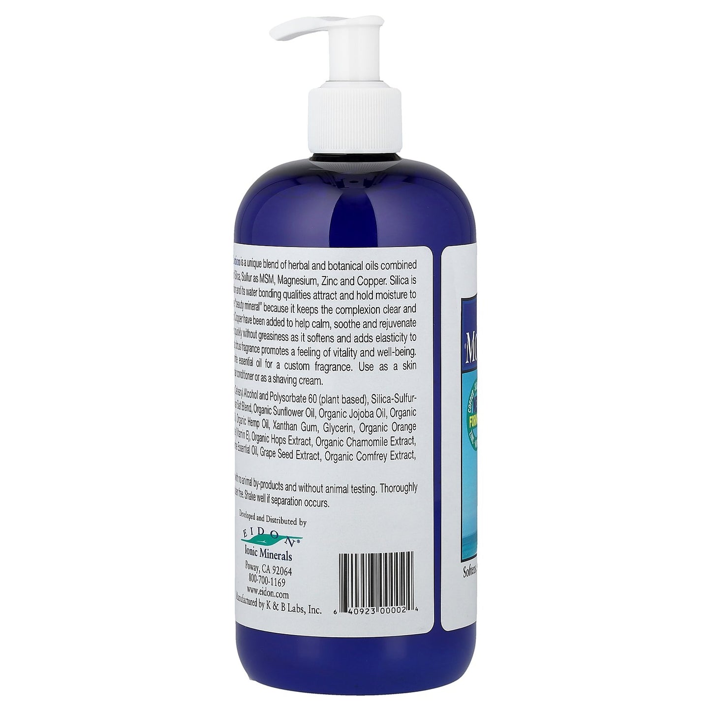 Eidon Ionic Minerals, Mineral Enriched Moisturizing Lotion, 16 oz (474 ml)