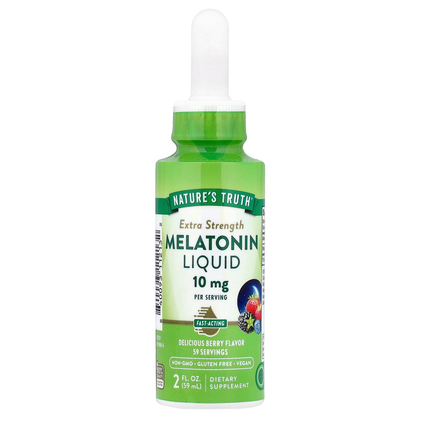 Nature's Truth, Liquid Melatonin, Delicious Berry, 2 fl oz (59 ml)