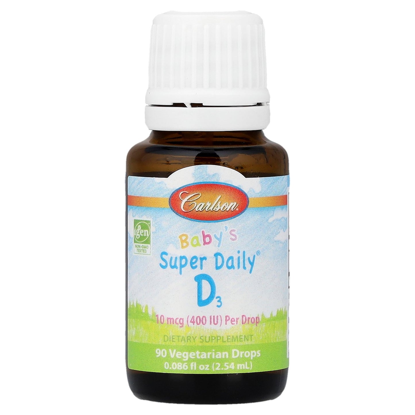 Carlson, Baby's Super Daily® D3, 0.086 fl oz (2.54 ml)