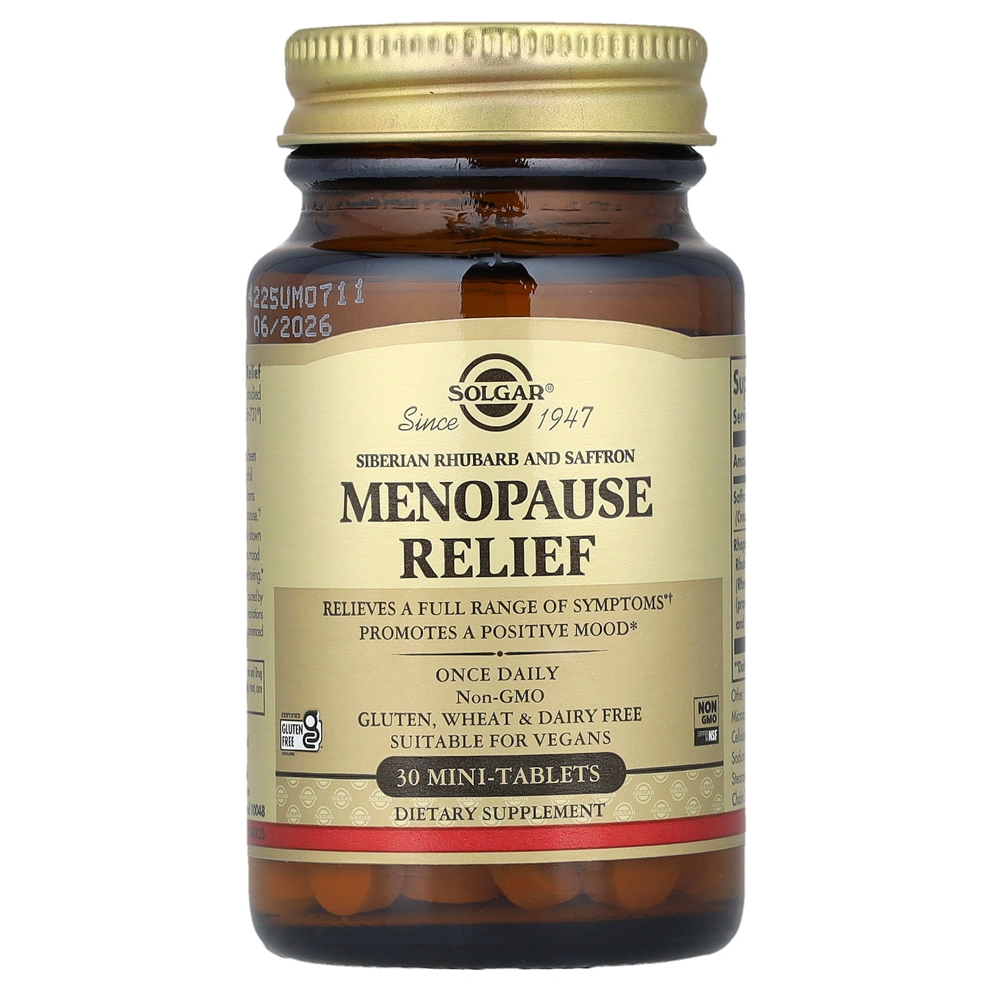 Solgar, Menopause Relief, 30 Mini-Tablets