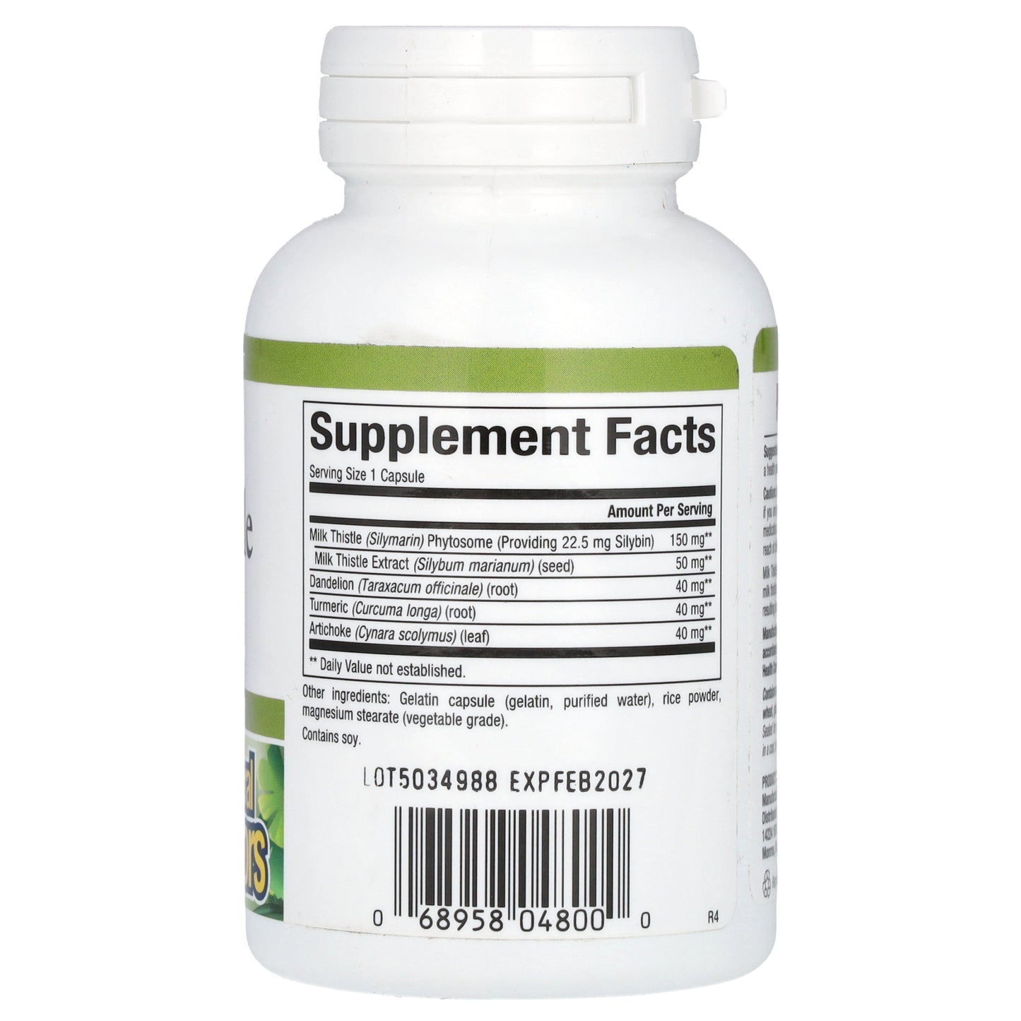 Natural Factors, HerbalFactors®, Milk Thistle, 150 mg, 90 Capsules