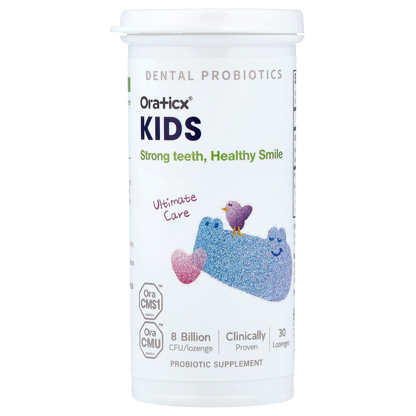 Oraticx, Kids, Dental Probiotics, Yogurt, 30 Lozenges