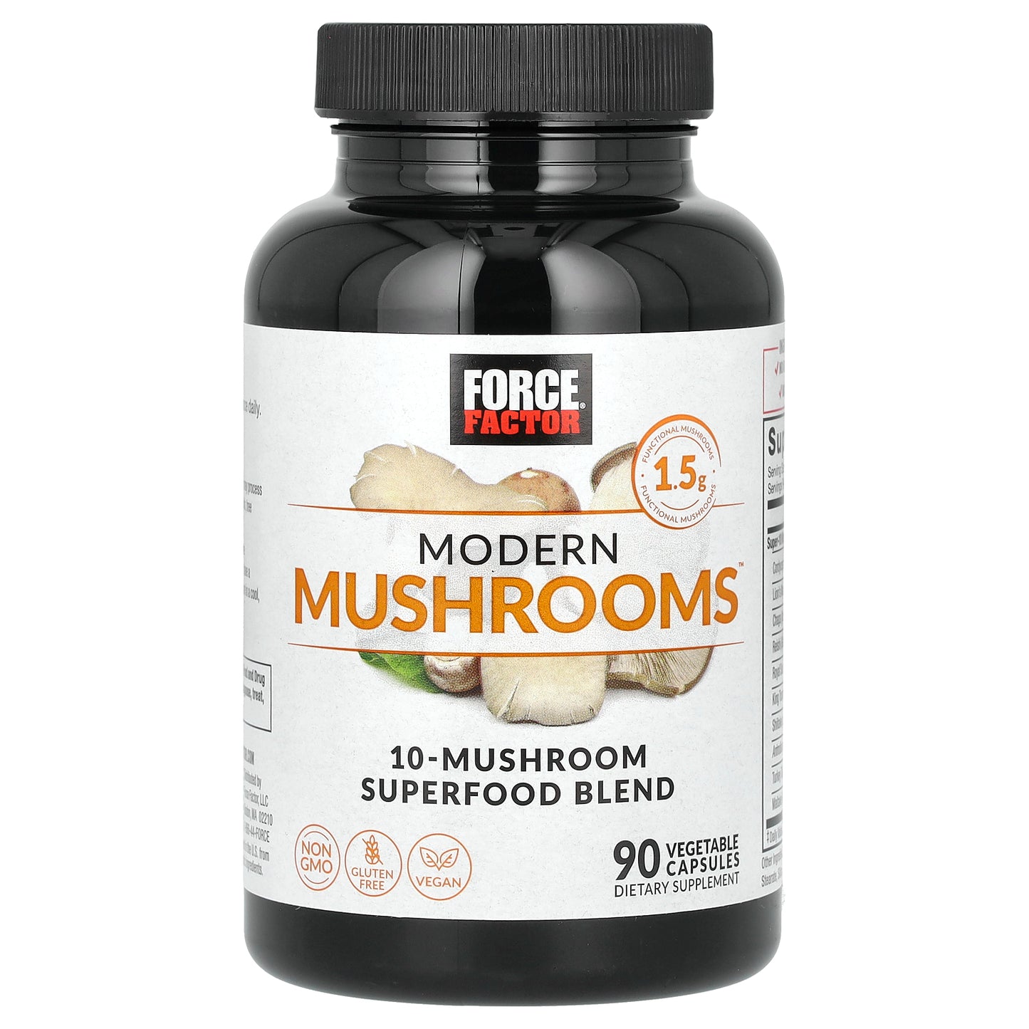 Force Factor, Modern Mushrooms™, 90 Vegetable Capsules