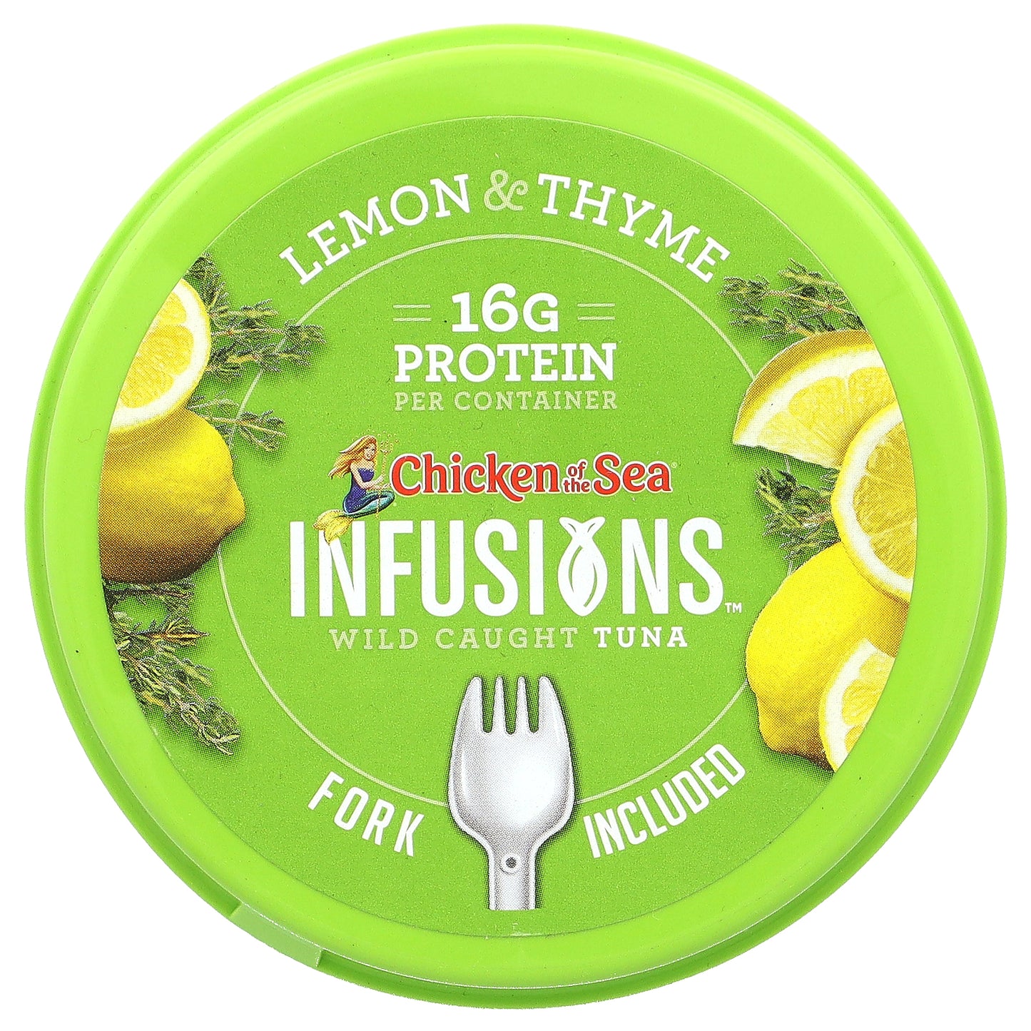 Chicken of the Sea, Infusions, Wild Caught Tuna, Lemon & Thyme, 2.8 oz (80 g)