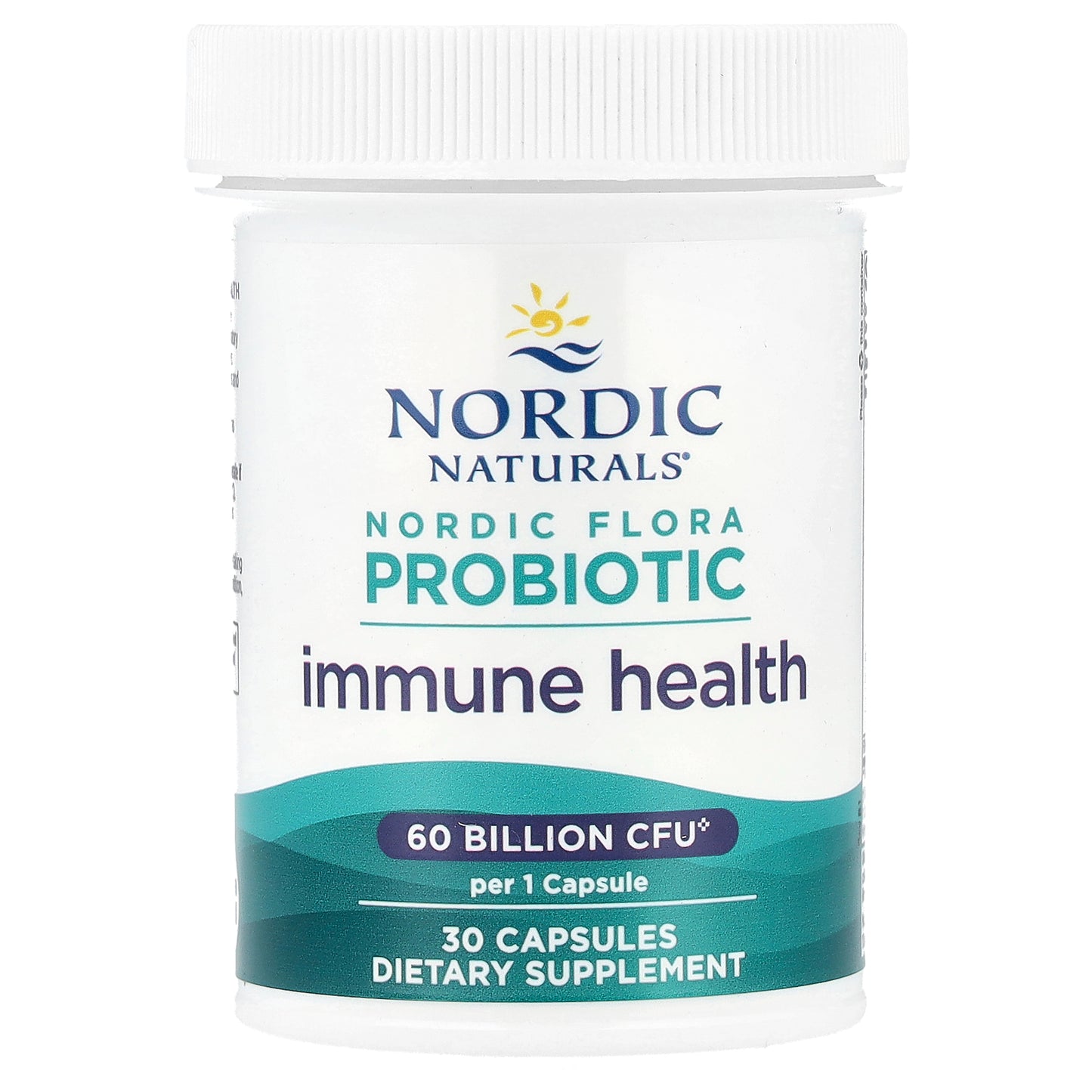 Nordic Naturals, Nordic Flora Probiotic, Immune Health, 60 Billion CFU, 30 Capsules
