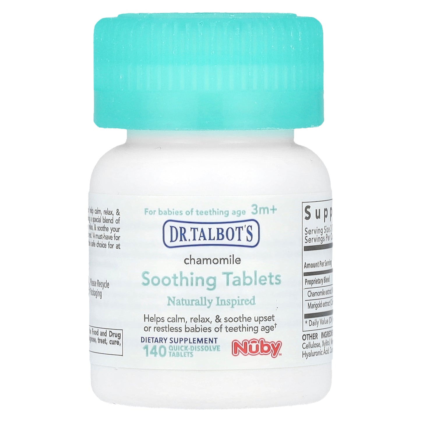 Dr. Talbot's, Soothing Tablets, Chamomile, 3 m+, 140 Quick-Dissolve Tablets