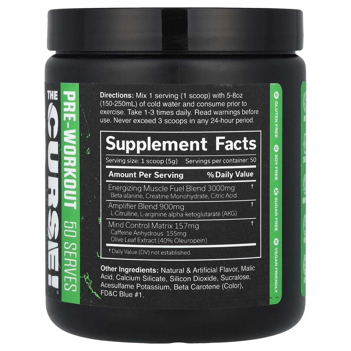 JNX Sports, The Curse!®, Pre-Workout, Green Apple, 8.8 oz (250 g)