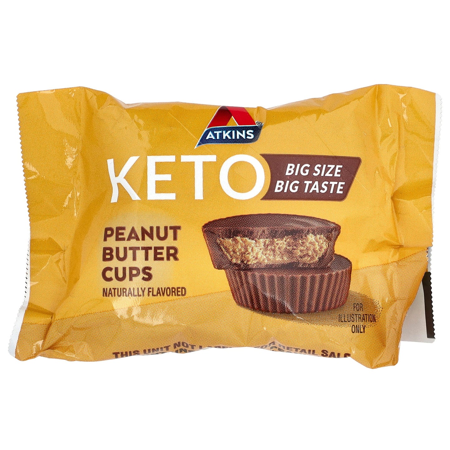 Atkins, Keto, Peanut Butter Cups, 8 Cups, 1.06 oz (30 g) Each