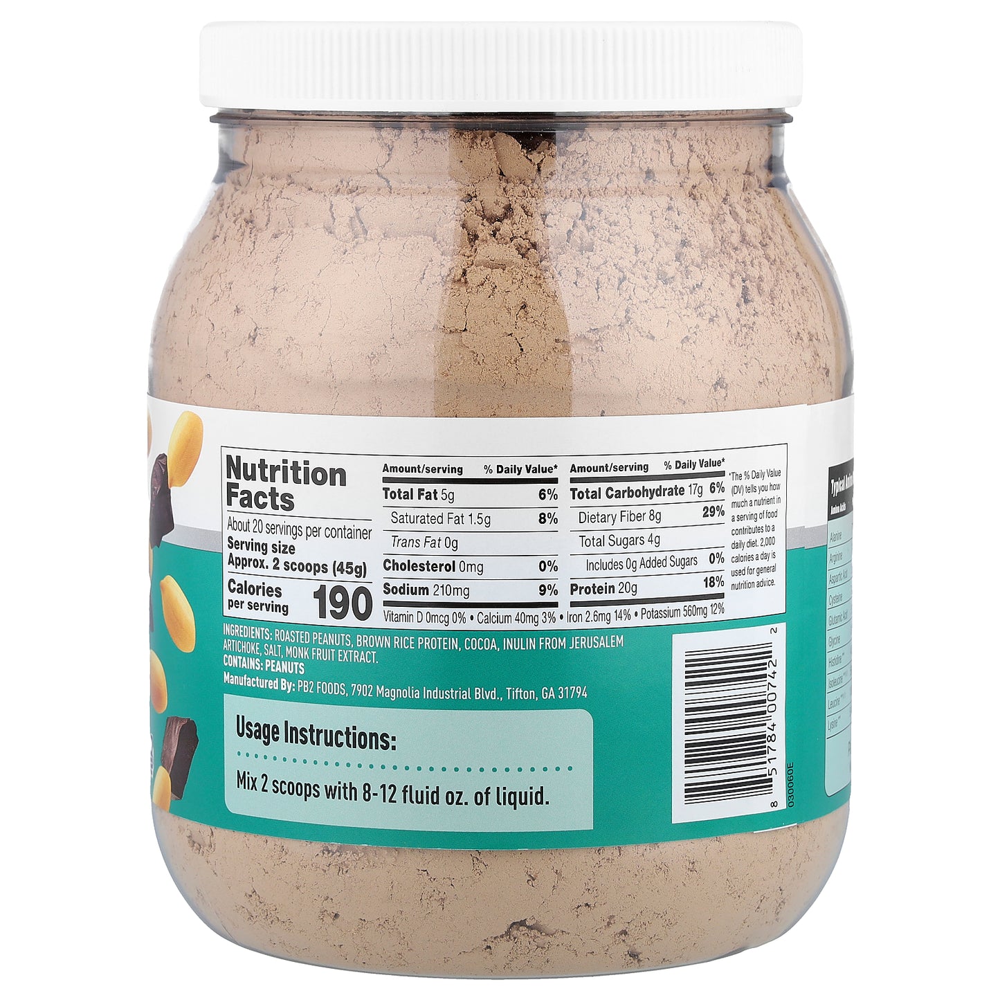 PB2 Foods, Performance, Cocoa & Peanut Protein , 32 oz (907 g)
