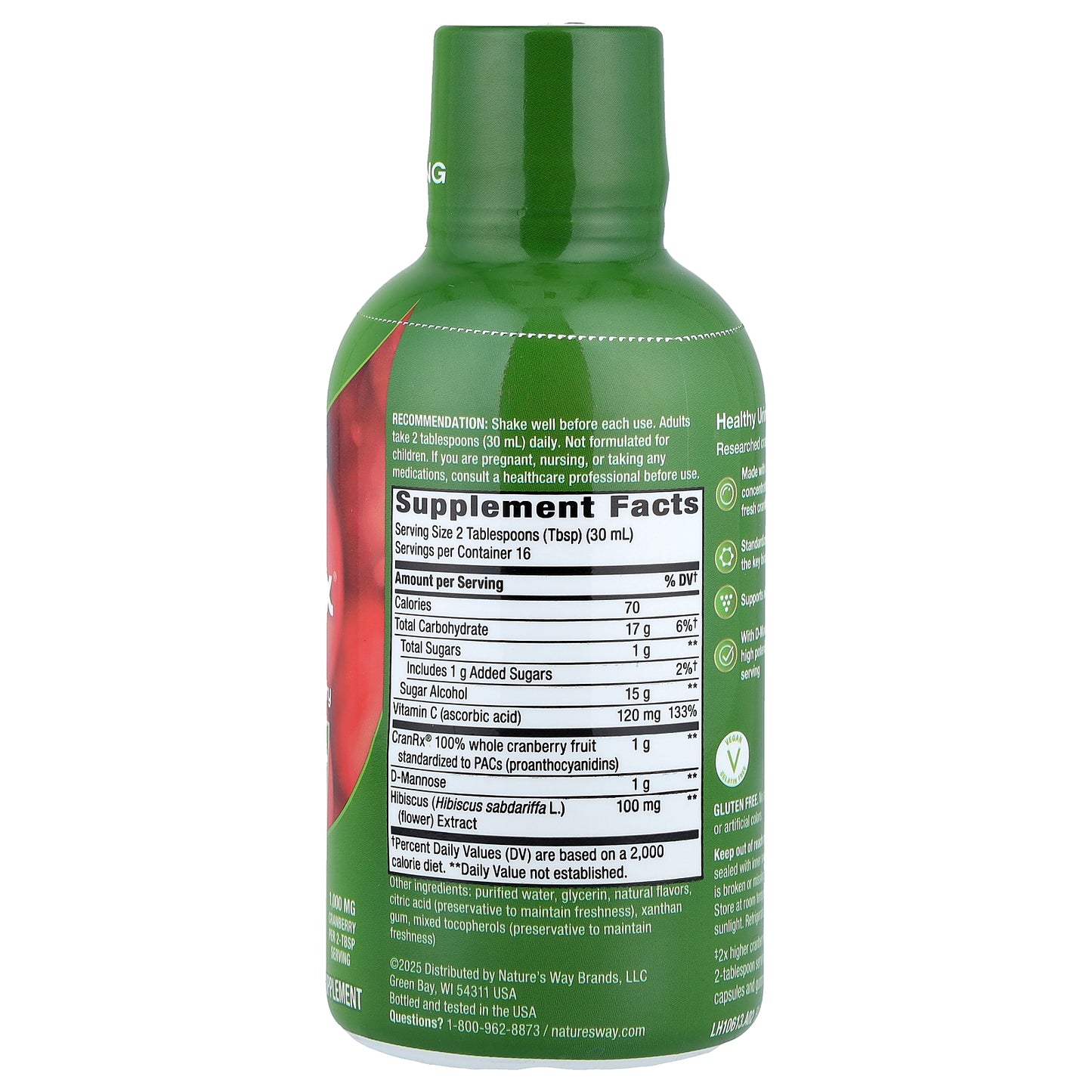 Nature's Way, CranRx® Liquid, Bioactive Cranberry, 16 fl oz (480 ml)