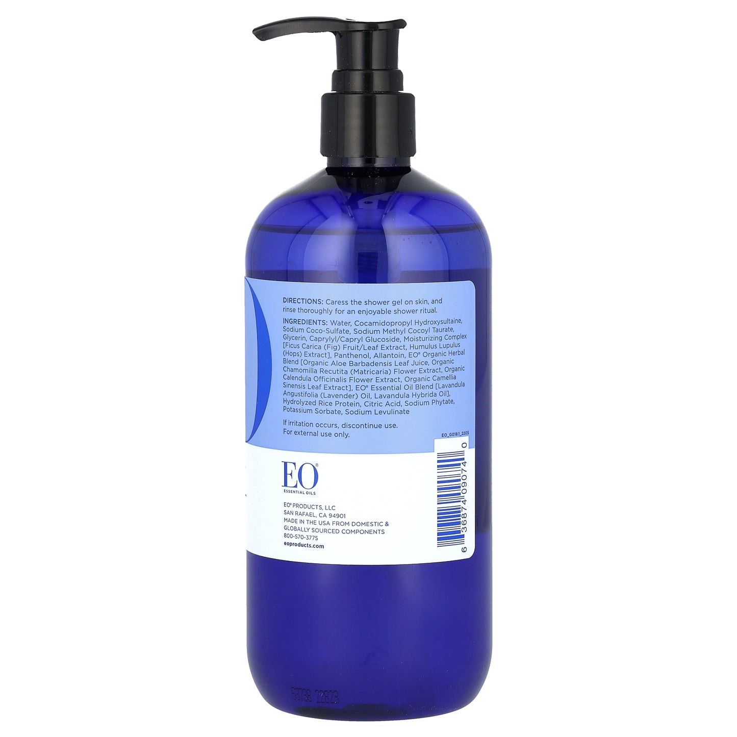 EO Products, Shower Gel, Calming French Lavender, 16 fl oz (473 ml)