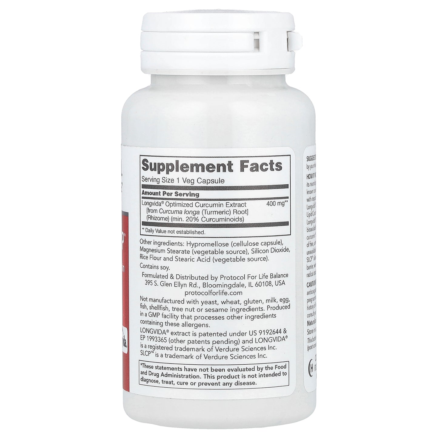 Protocol for Life Balance, Cogumin SLCP™, 400 mg, 50 Veg Capsules