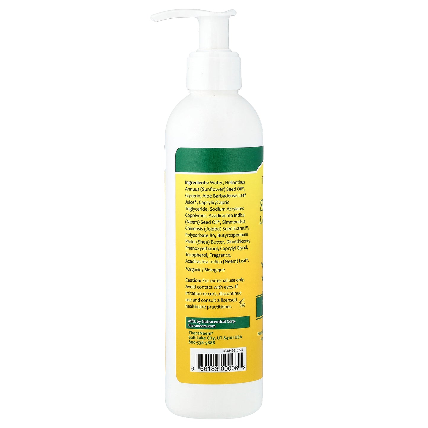Organix South, TheraNeem®, Skin Lotion, Neem Therapé, 8 fl oz (240 ml)