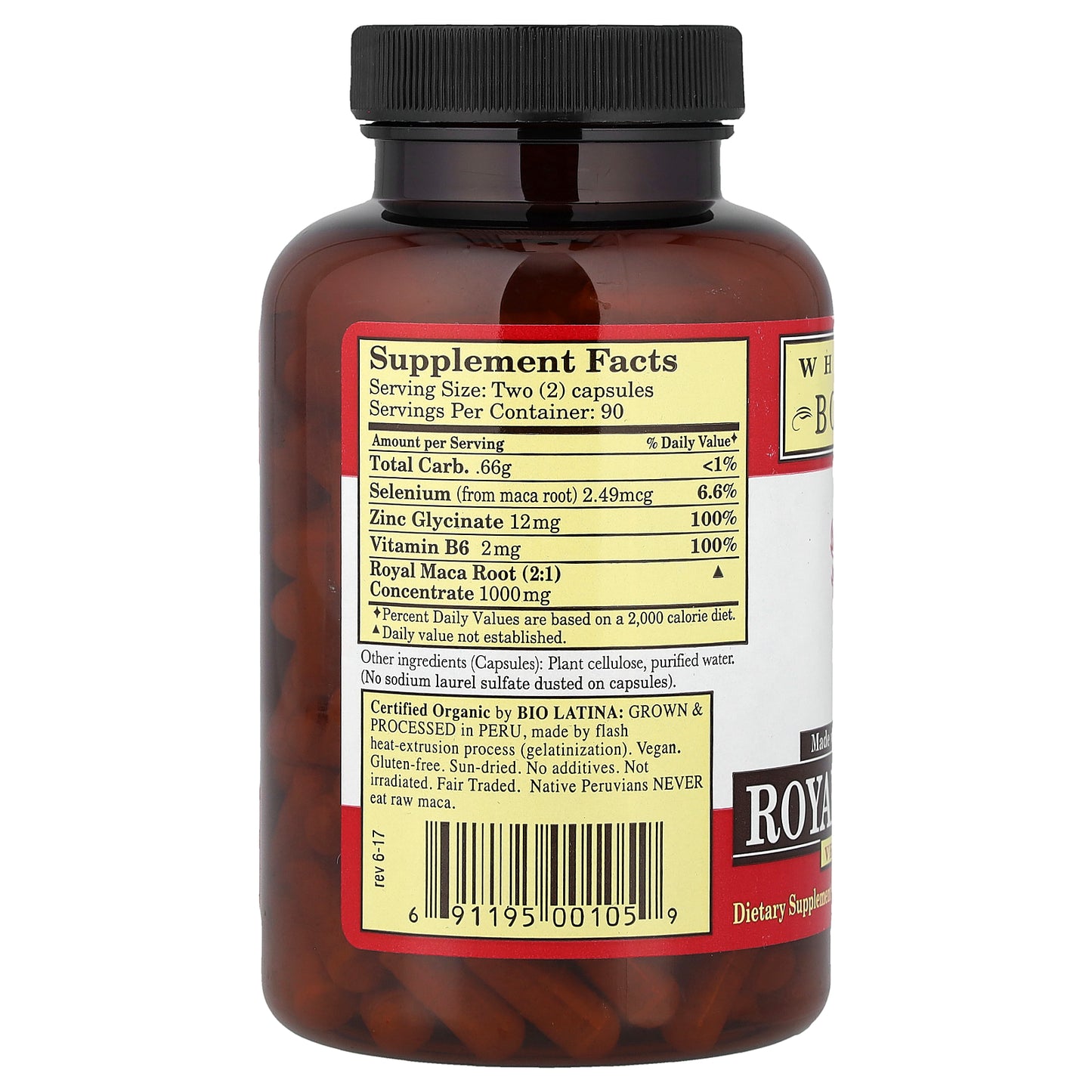 Whole World Botanicals, Royal Maca® for Men, 180 Veg Caps