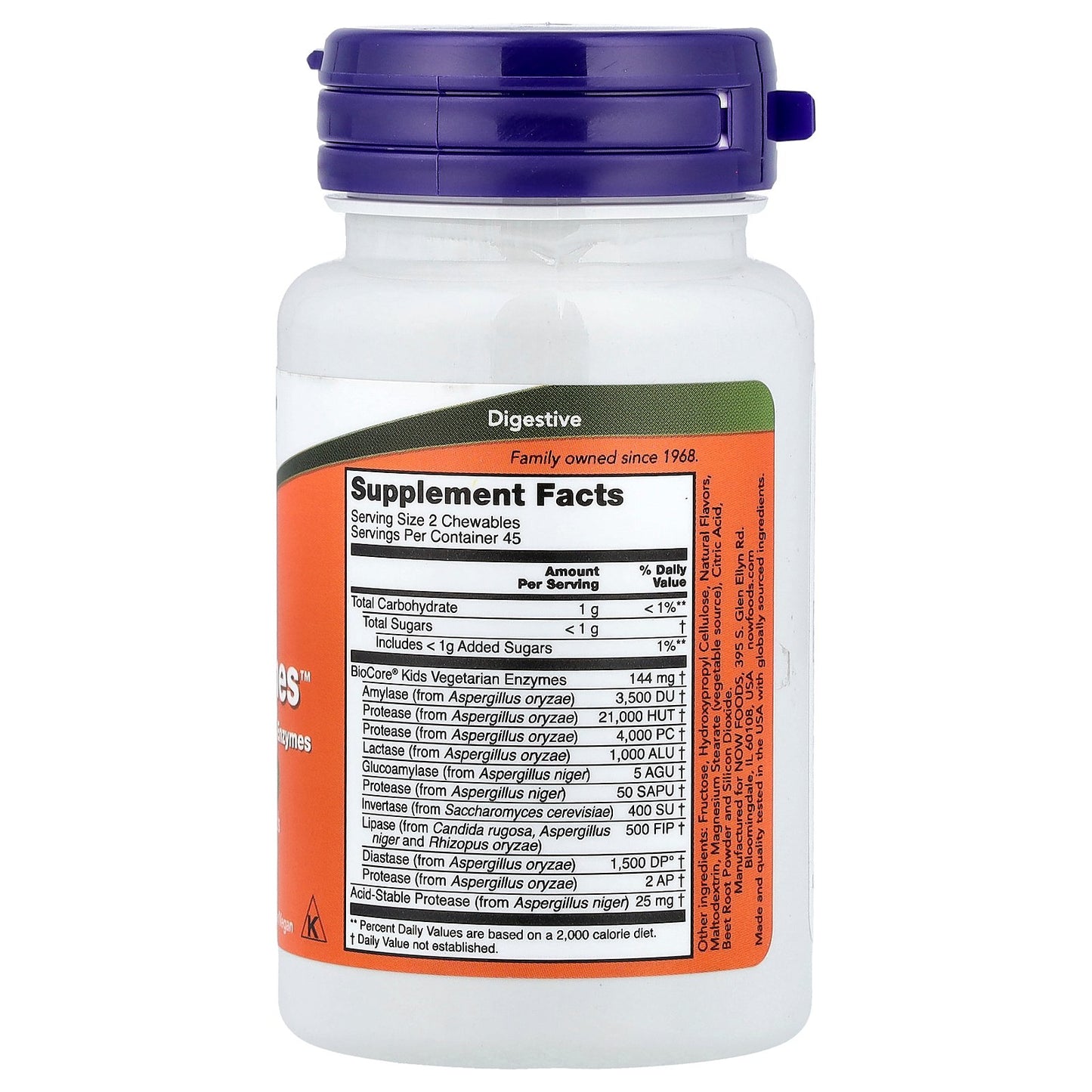 NOW Foods, ChewyZymes™, Berry , 90 Chewables