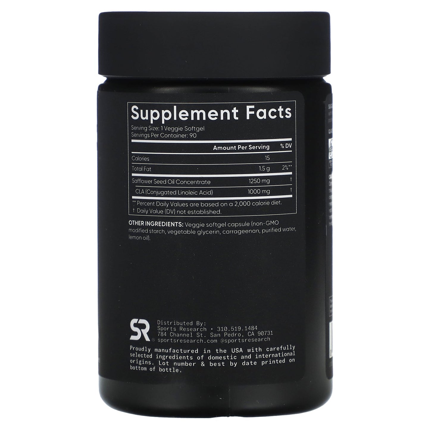 Sports Research, Vegan CLA 1250, 90 Veggie Softgels
