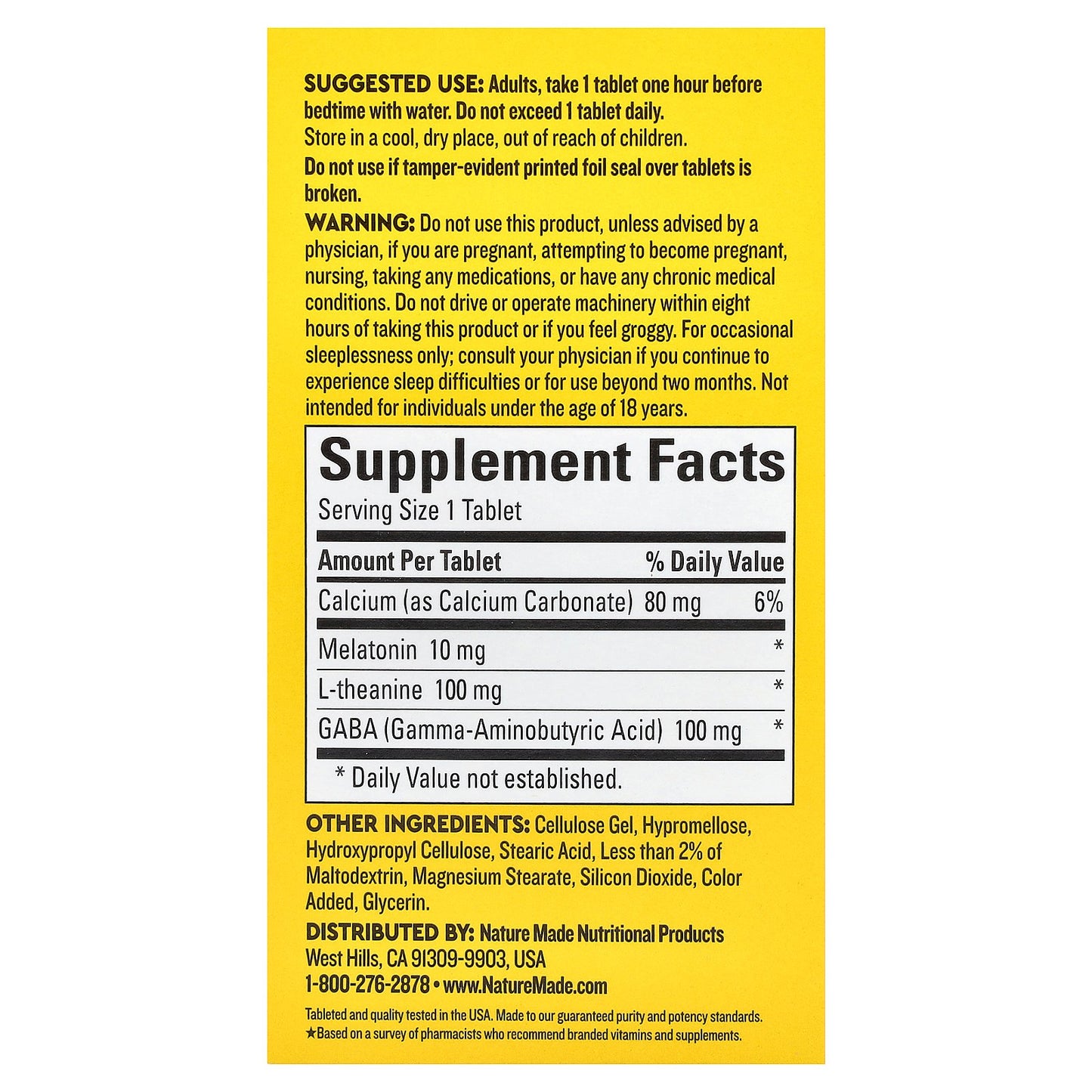 Nature Made, Wellblends™, Sleep Longer®, 35 Tri-Layer Tablets