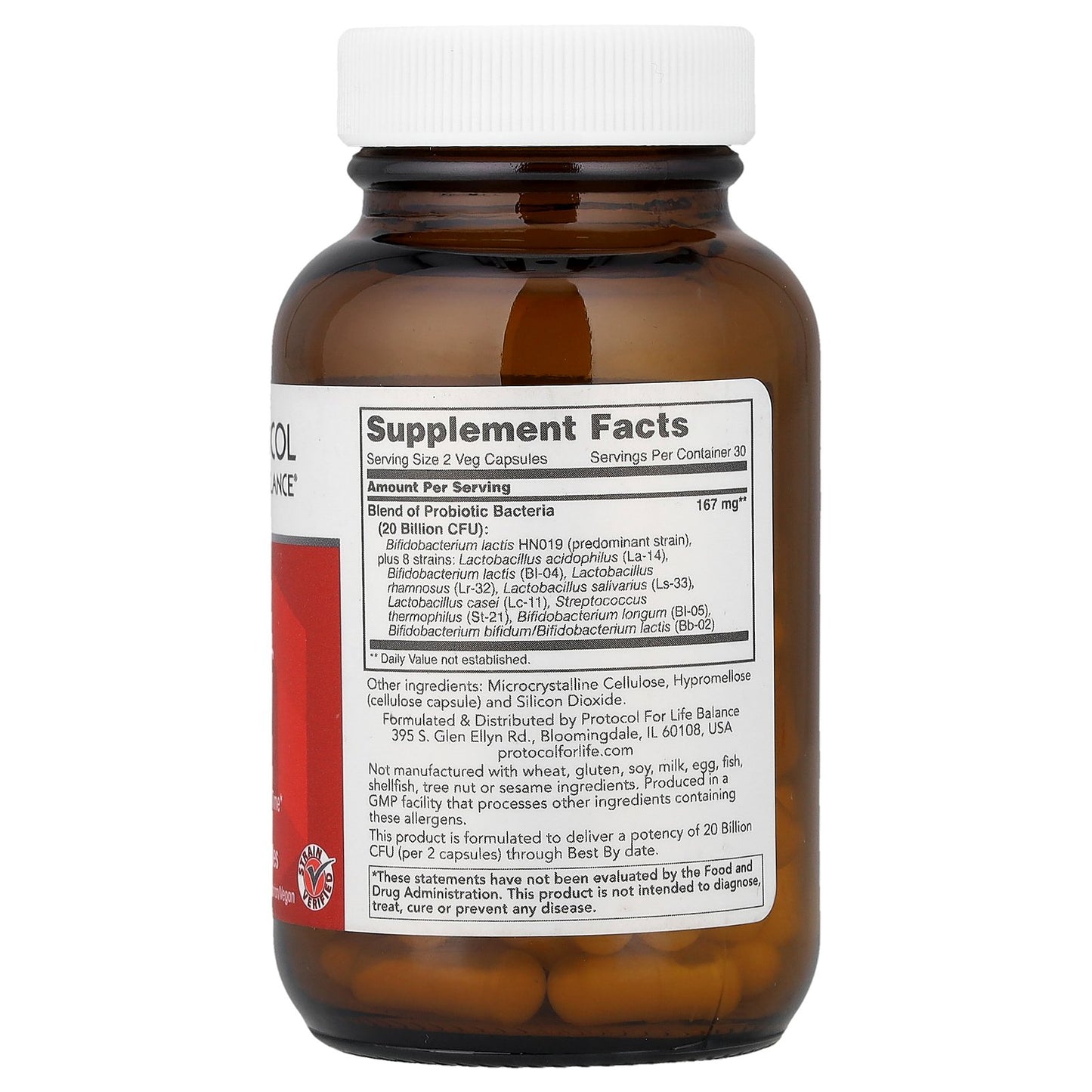 Protocol for Life Balance, Bifido Digest™, 60 Veg Capsules