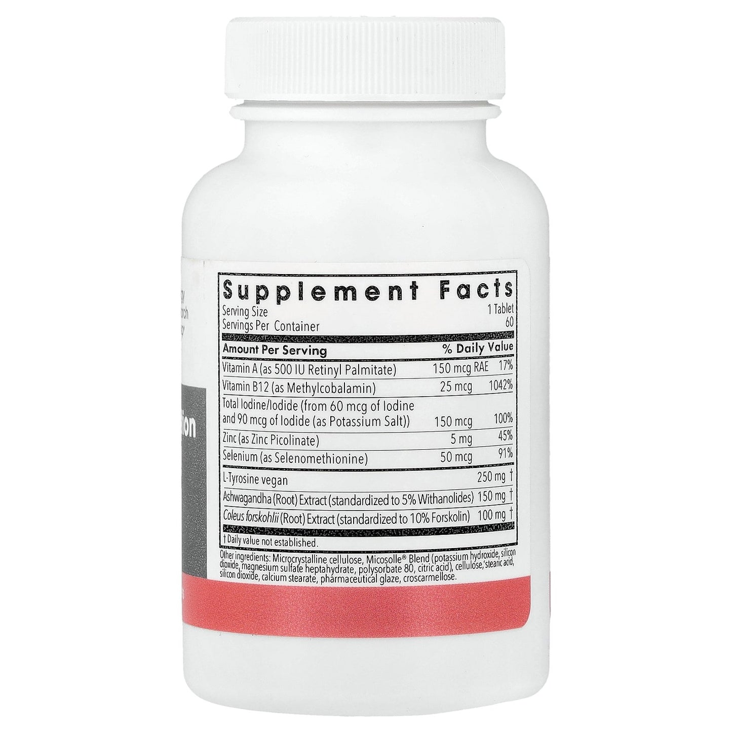 Allergy Research Group, Thyroid Nutrition with Iodoral®, 60 Vegetarian Tablets