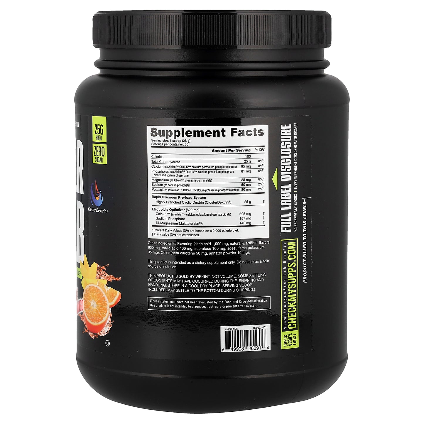 NutraBio, Super Carb, Orange Mango, 1.9 lb (841 g)