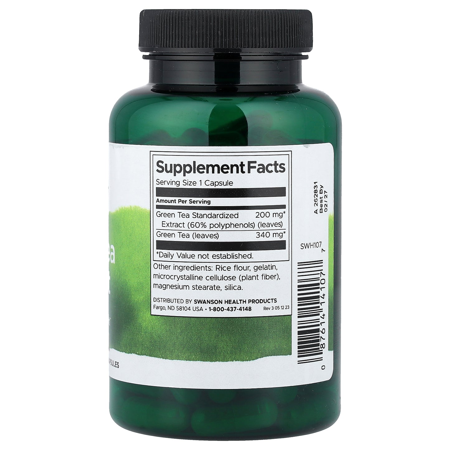 Swanson, Green Tea Extract, 120 Capsules