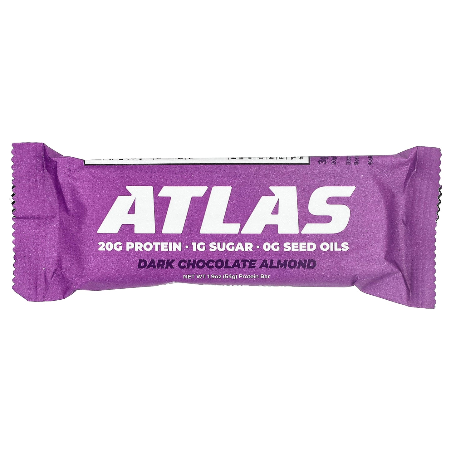 Atlas Bar, Protein Bar, Dark Chocolate Almond, 12 Bars, 1.9 oz (54 g) Each