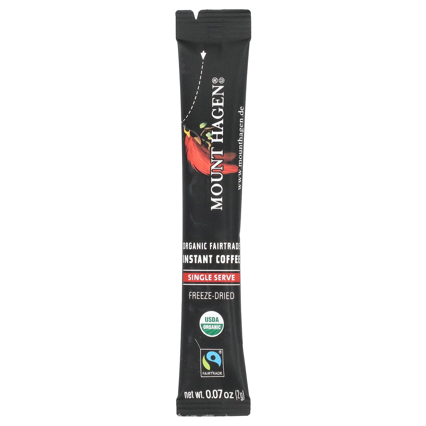 Mount Hagen, Organic Fairtrade Instant Coffee, 25 Single Serve Sticks, 1.76 oz (50 g)