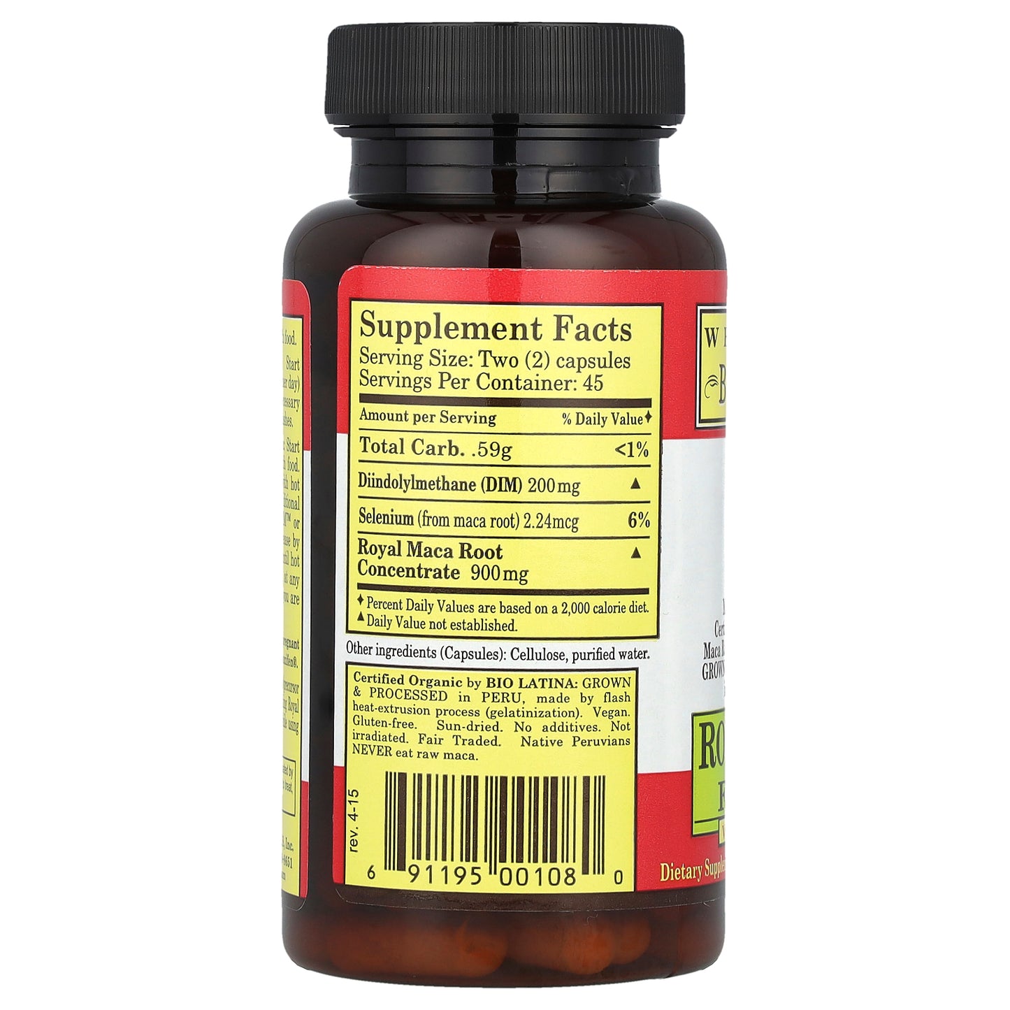 Whole World Botanicals, Royal Maca® Plus with DIM™ for Women, 90 VegCaps