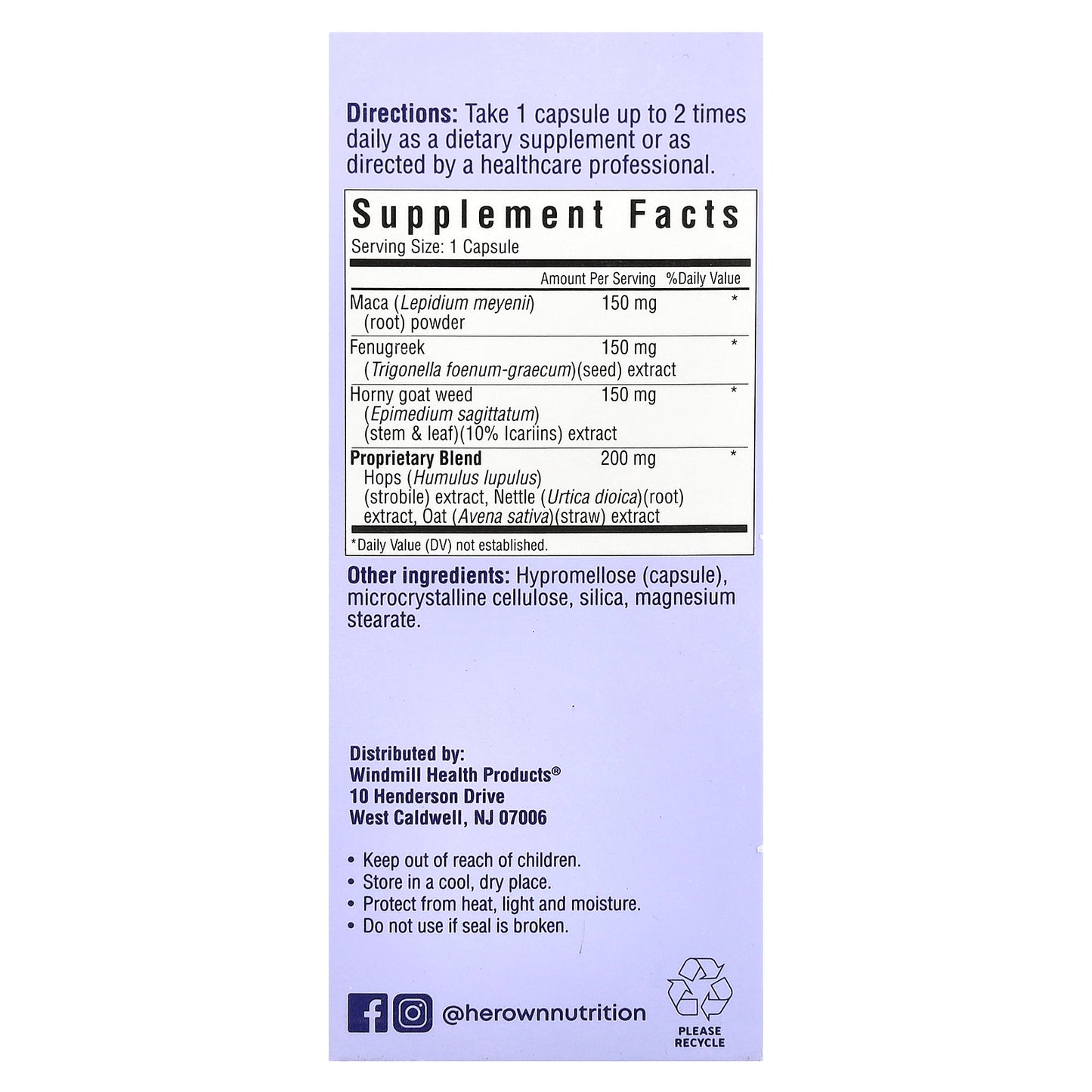 Her Own, Passion, Excite & Ignite, 30 Capsules