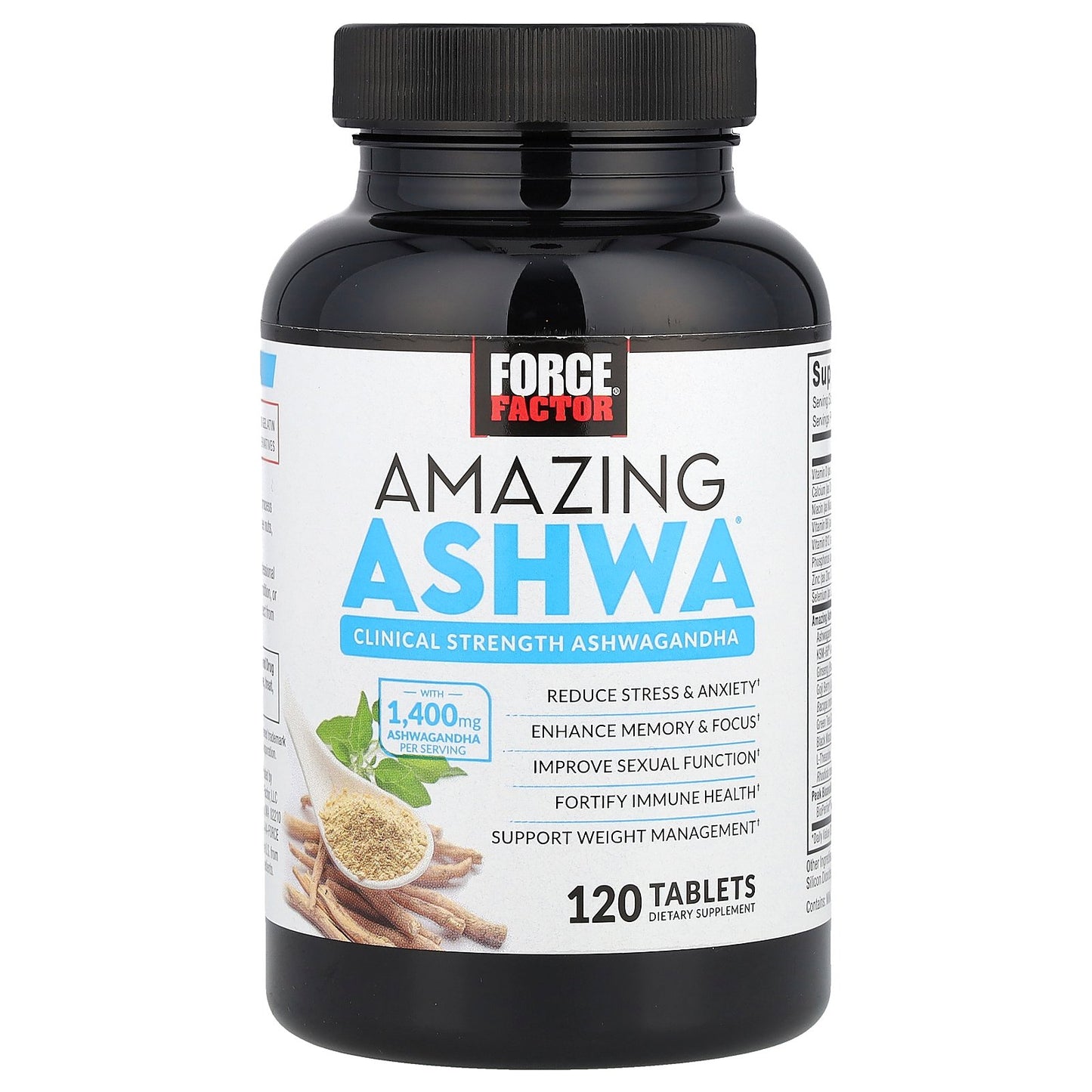Force Factor, Amazing Ashwa®, 120 Tablets