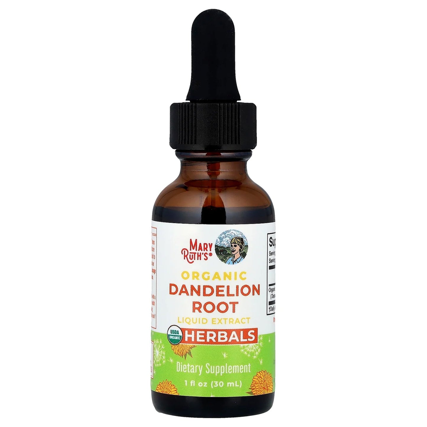 MaryRuth's, Organic Dandelion Root Liquid Extract, 1 fl oz (30 ml)