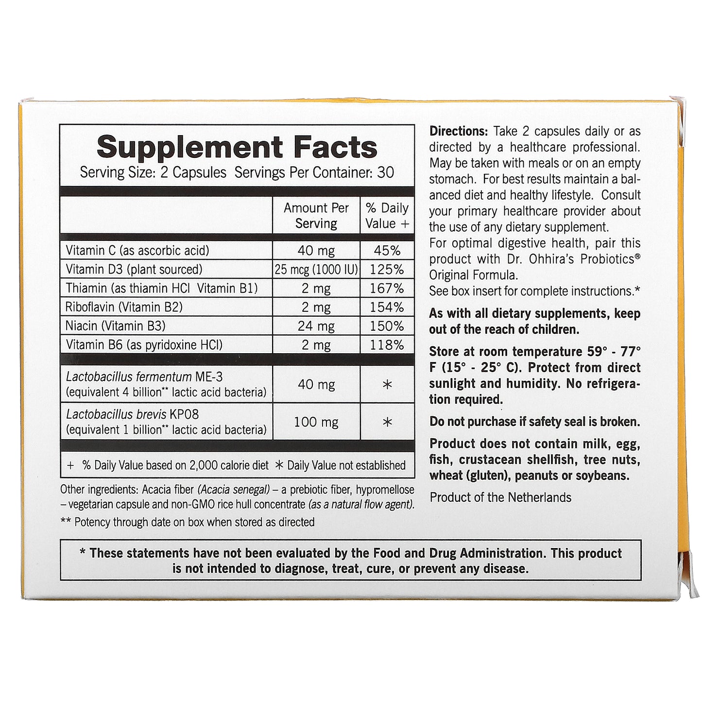 Dr. Ohhira's, Reg'Activ™, Immune & Vitality™, 60 Capsules