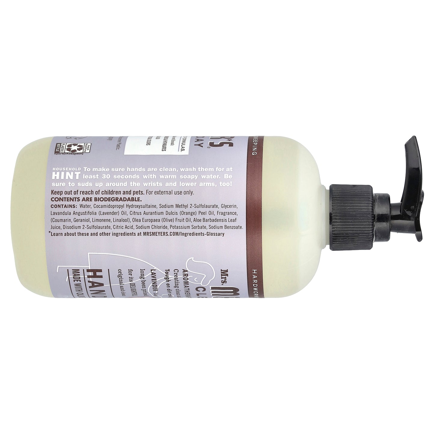 Mrs. Meyers Clean Day, Hand Soap, Lavender , 12.5 fl oz (370 ml)