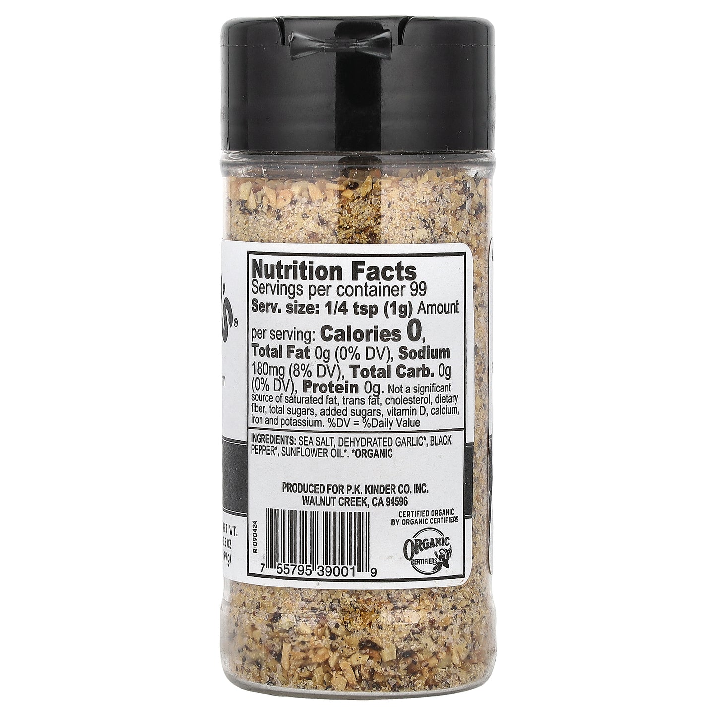 KINDER'S, Seasoning, The Blend, Salt, Pepper & Garlic, 3.5 oz (99 g)