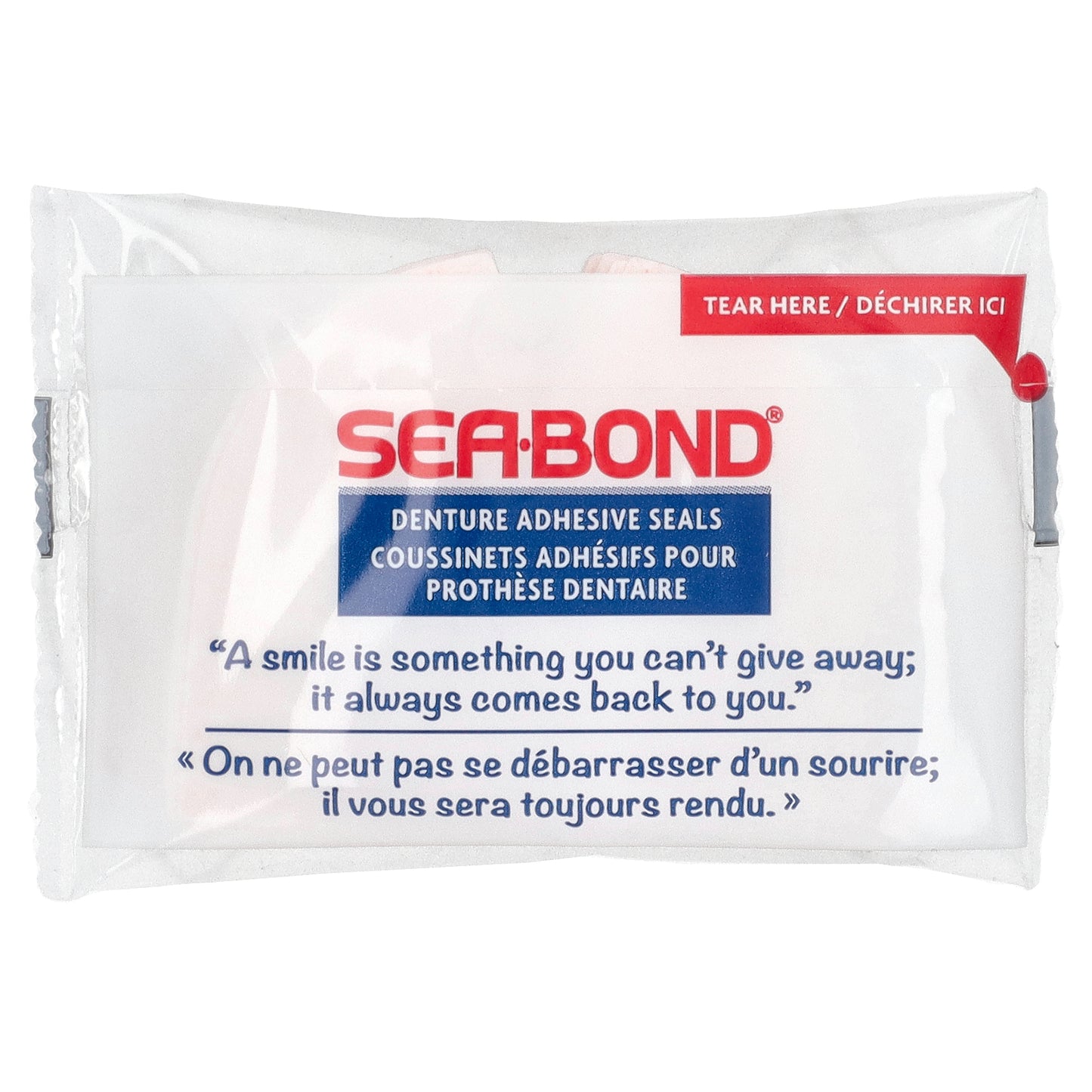 SeaBond, Denture Adhesive Seals, Original, 30 Uppers
