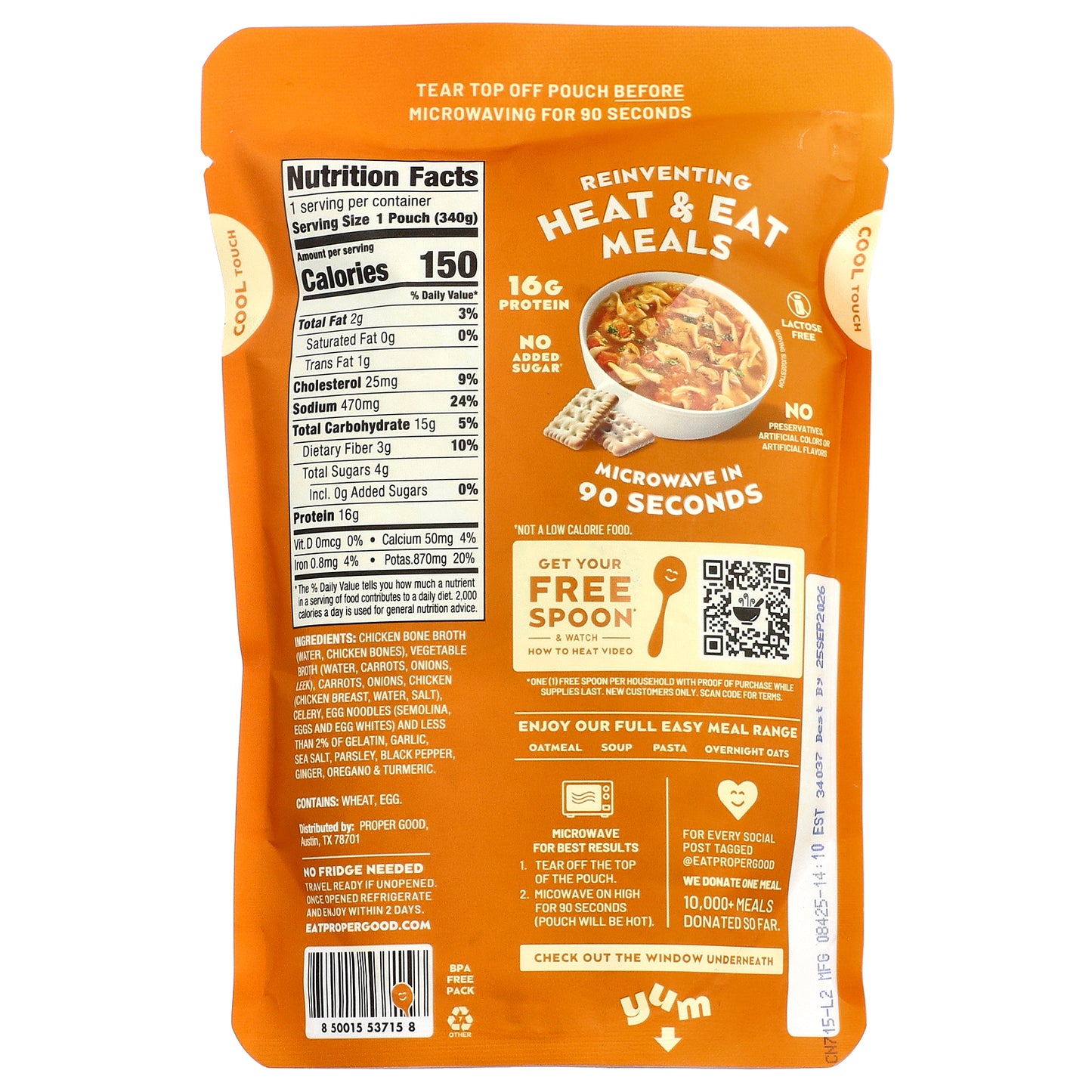 Proper Good, Chicken Noodle Soup, 12 oz (340 g)