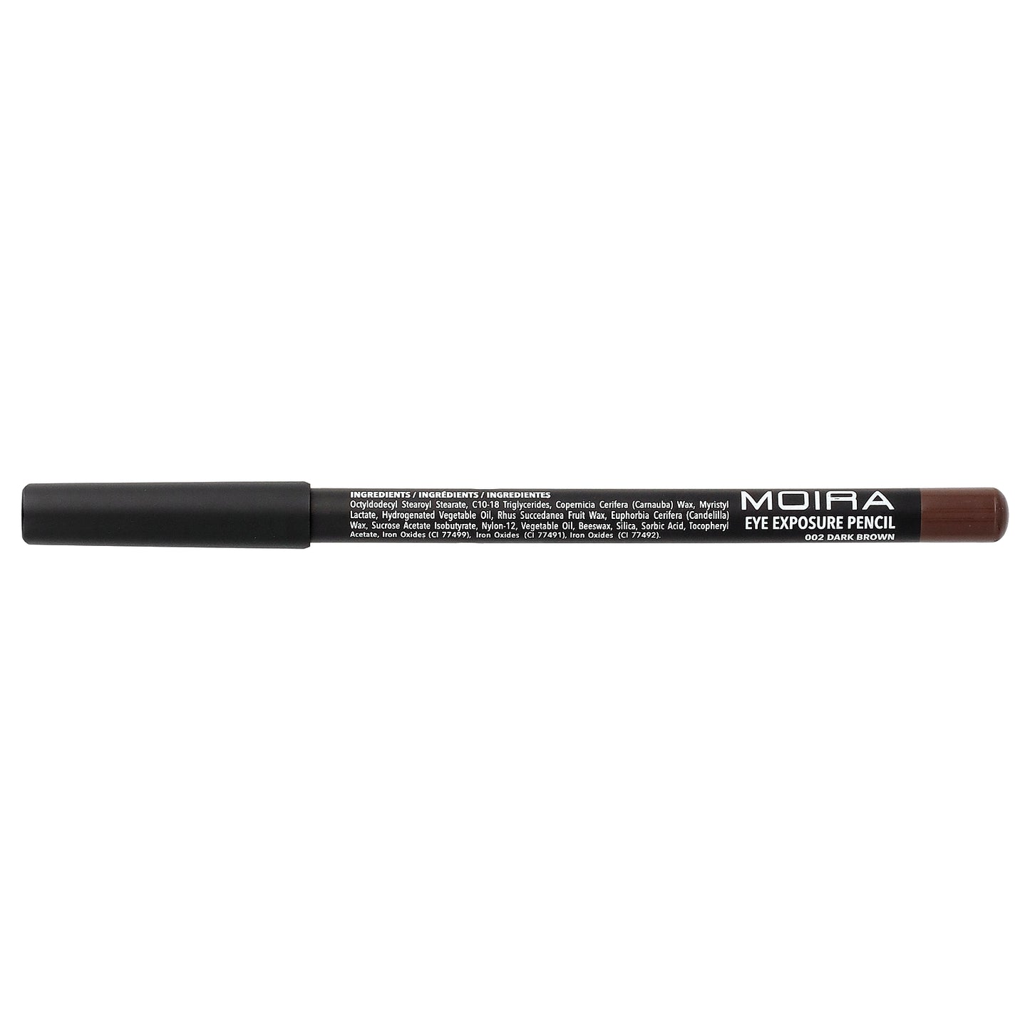 Moira Beauty, Eye Exposure Pencil, 002 Dark Brown, 0.04 oz (1.1 g)