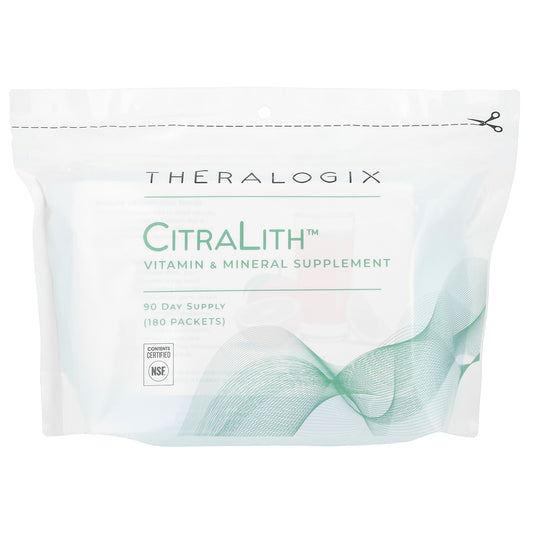 Theralogix, Citralith, Vitamin & Mineral Supplement, 180 Packets, (2.45 g) Each