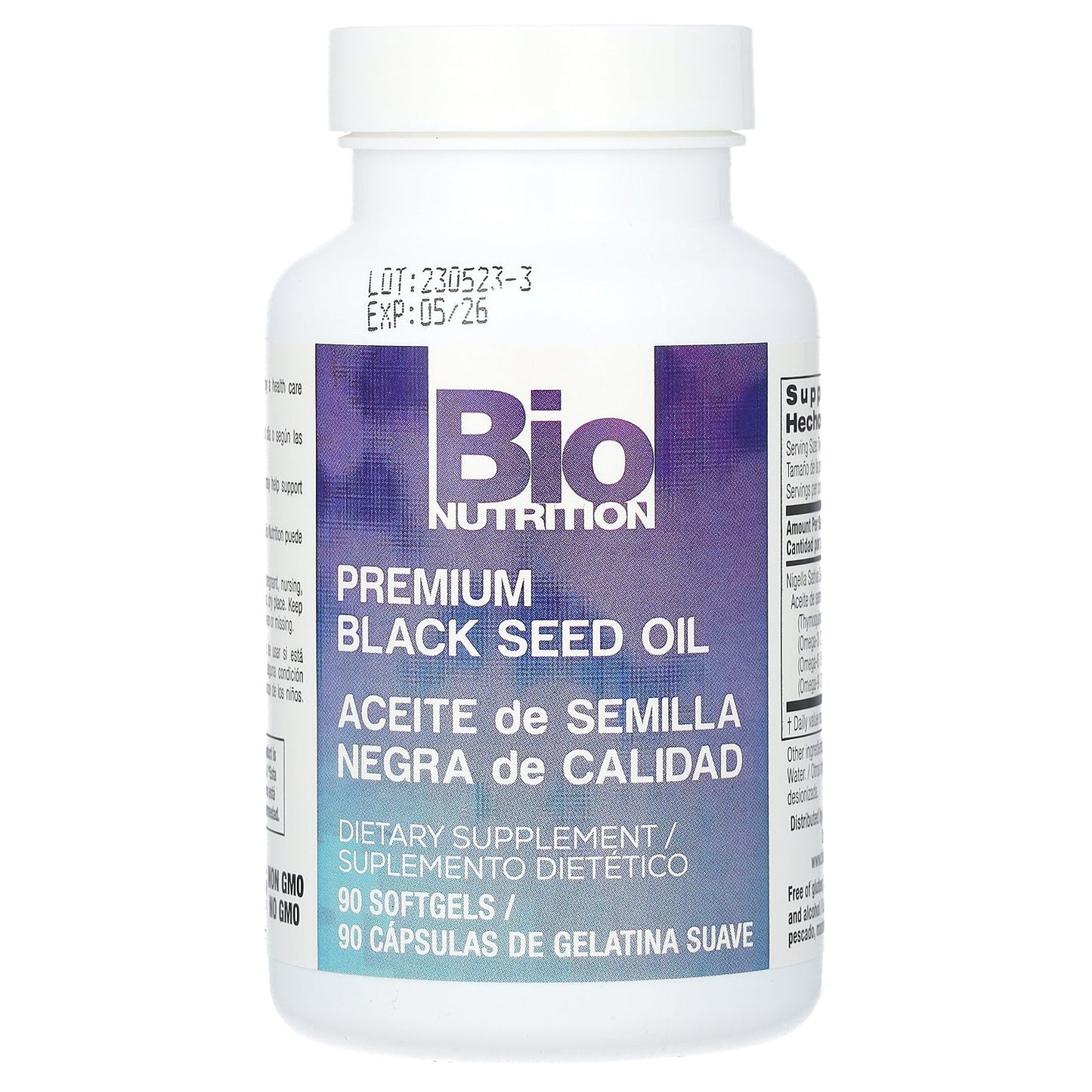 Bio Nutrition, Premium Black Seed Oil, 90 Softgels (500 mg per Softgel)