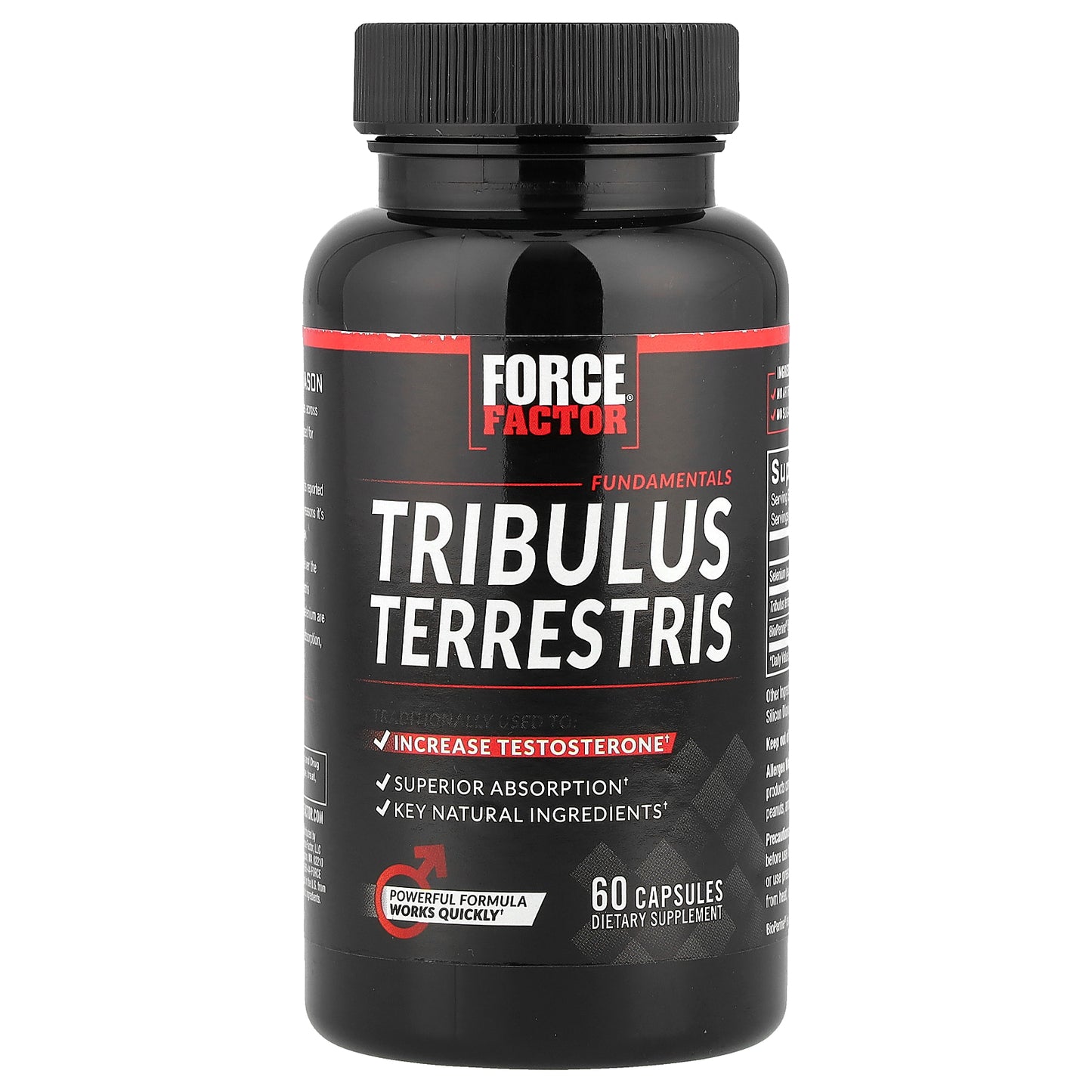 Force Factor, Fundamentals, Tribulus Terrestris, 60 Capsules