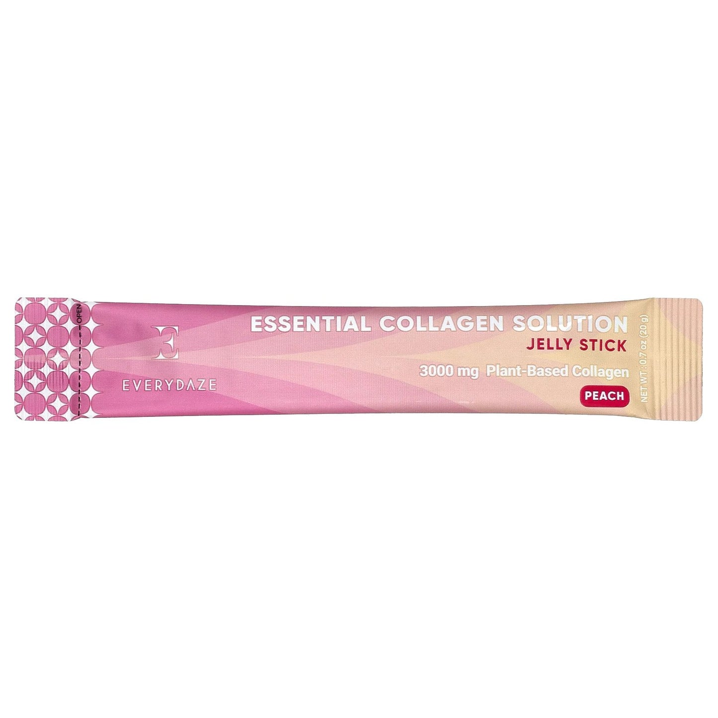 Everydaze, Essential Collagen Solution Jelly Stick, Peach, 10 Sticks, 0.7 oz (20 g) Each
