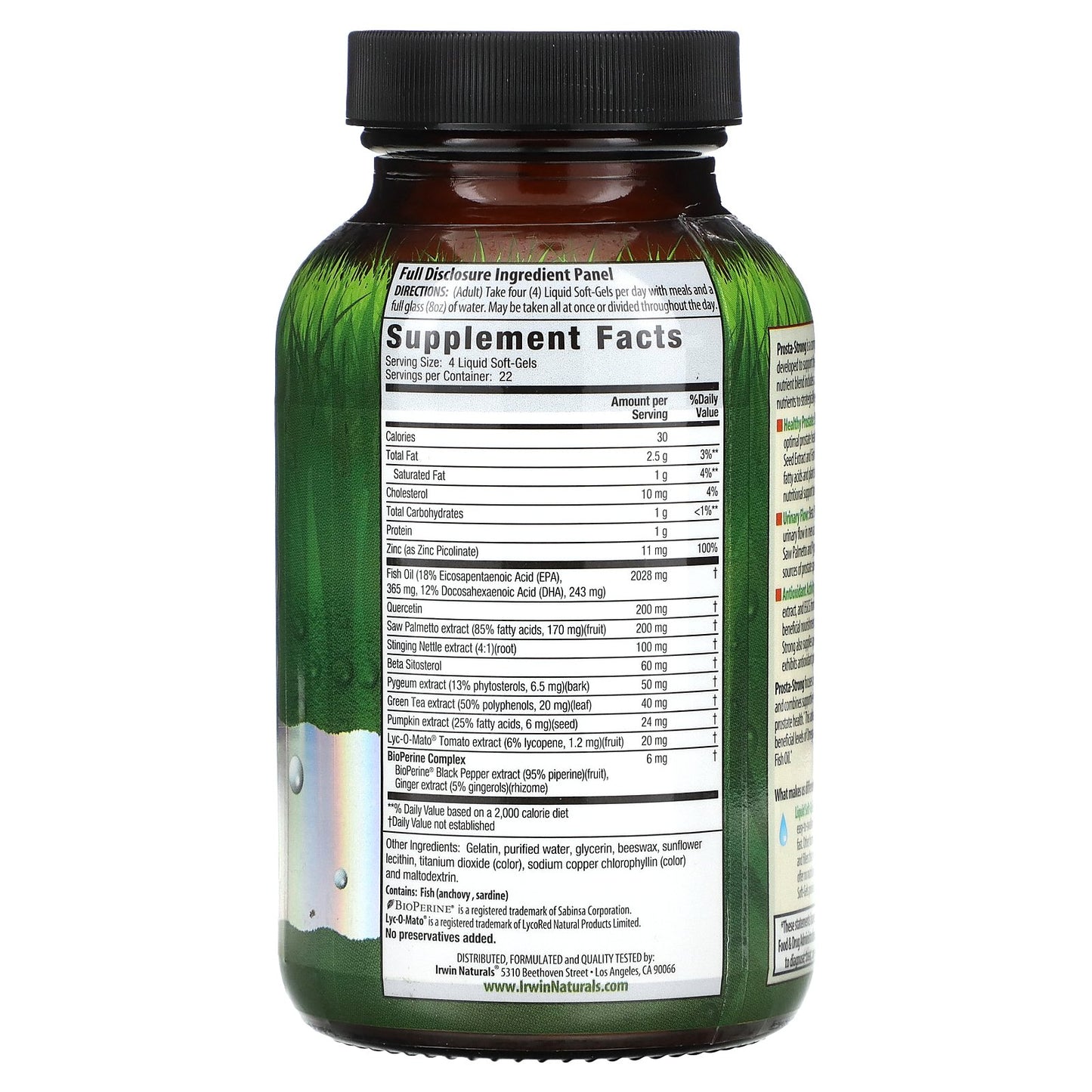 Irwin Naturals, Pro-Active Male, Prosta-Strong, Healthy Urinary Flow, 90 Liquid Soft-Gels