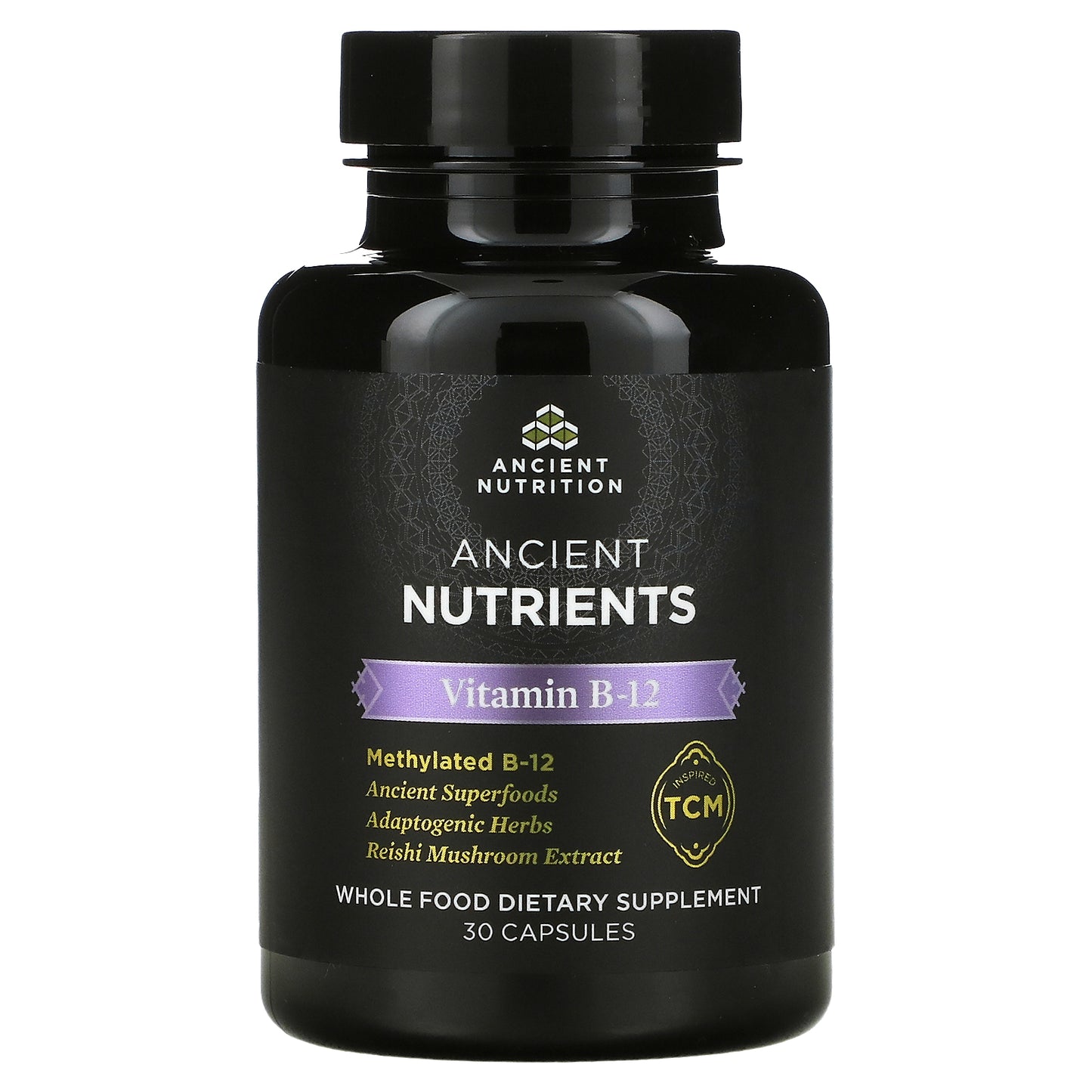 Ancient Nutrition, Vitamin B-12, 30 Capsules
