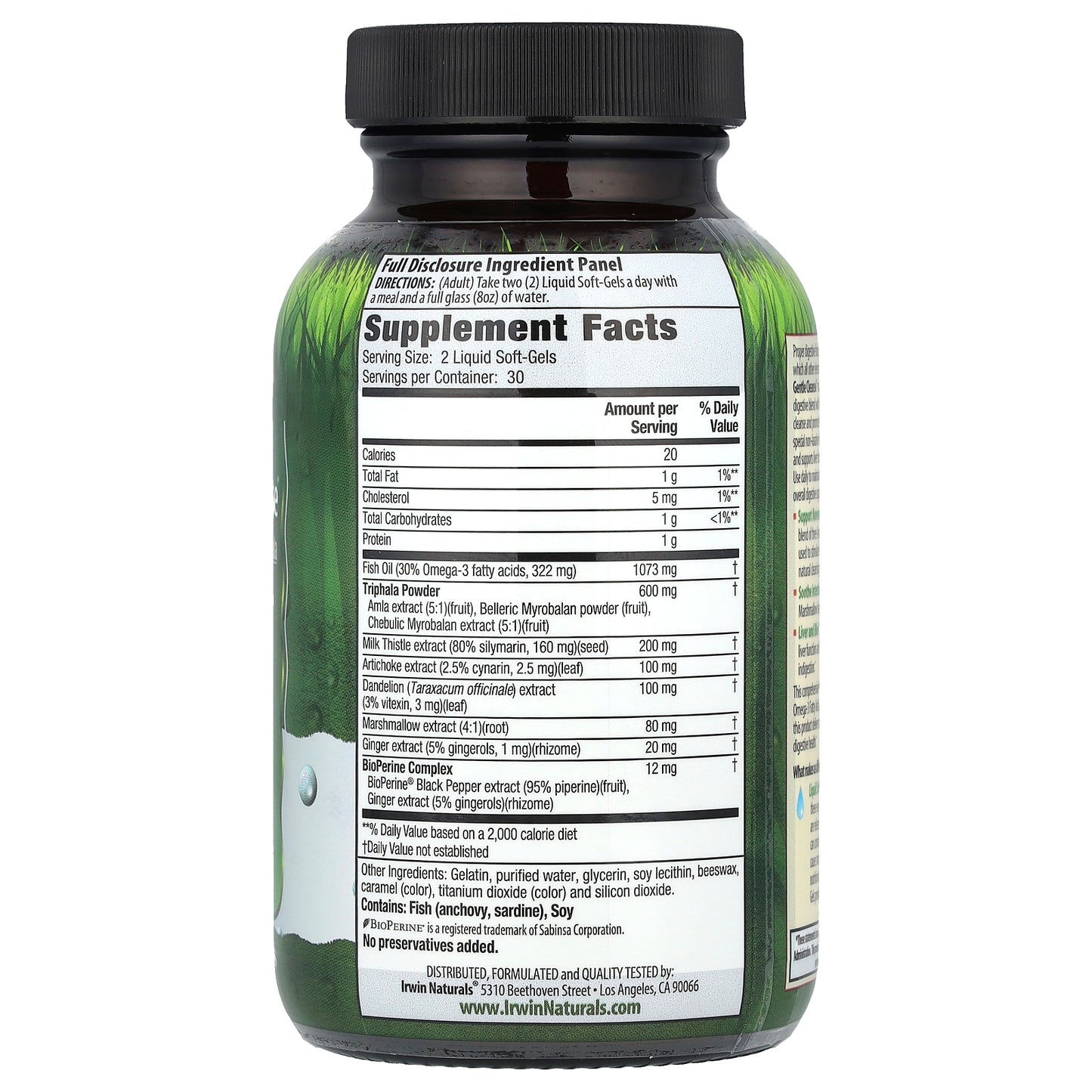 Irwin Naturals, Daily Gentle Cleanse®, 60 Liquid Soft-Gels