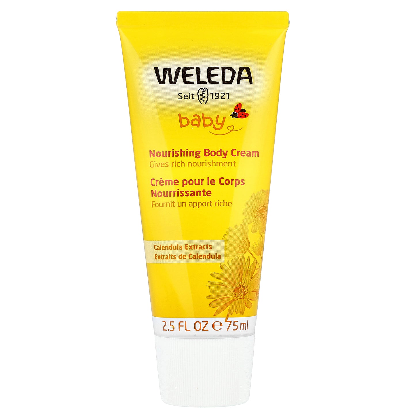 Weleda, Baby, Nourishing Body Cream, Calendula Extracts, 2.5 fl oz (75 ml)