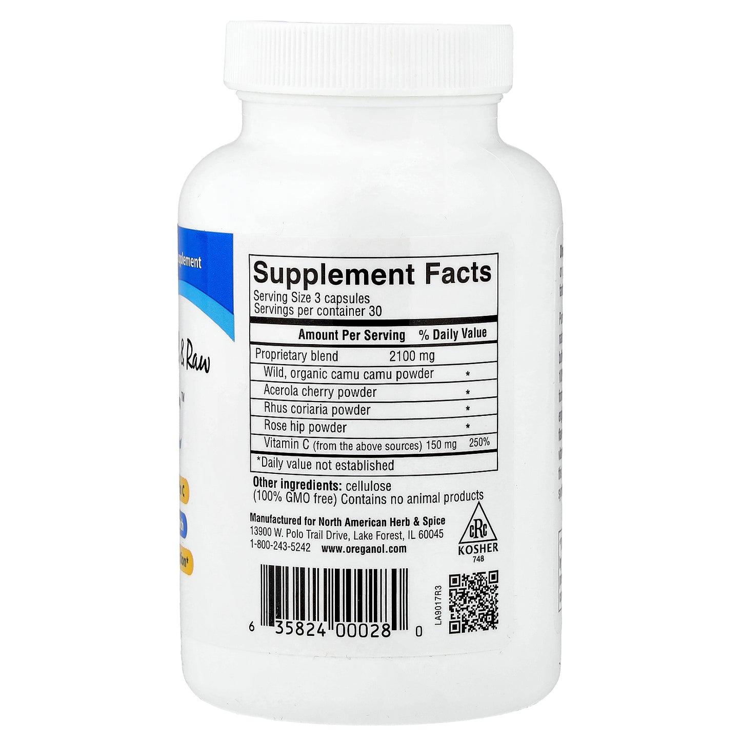 North American Herb & Spice, Purely-C™, 700 mg, 90 Vegicaps