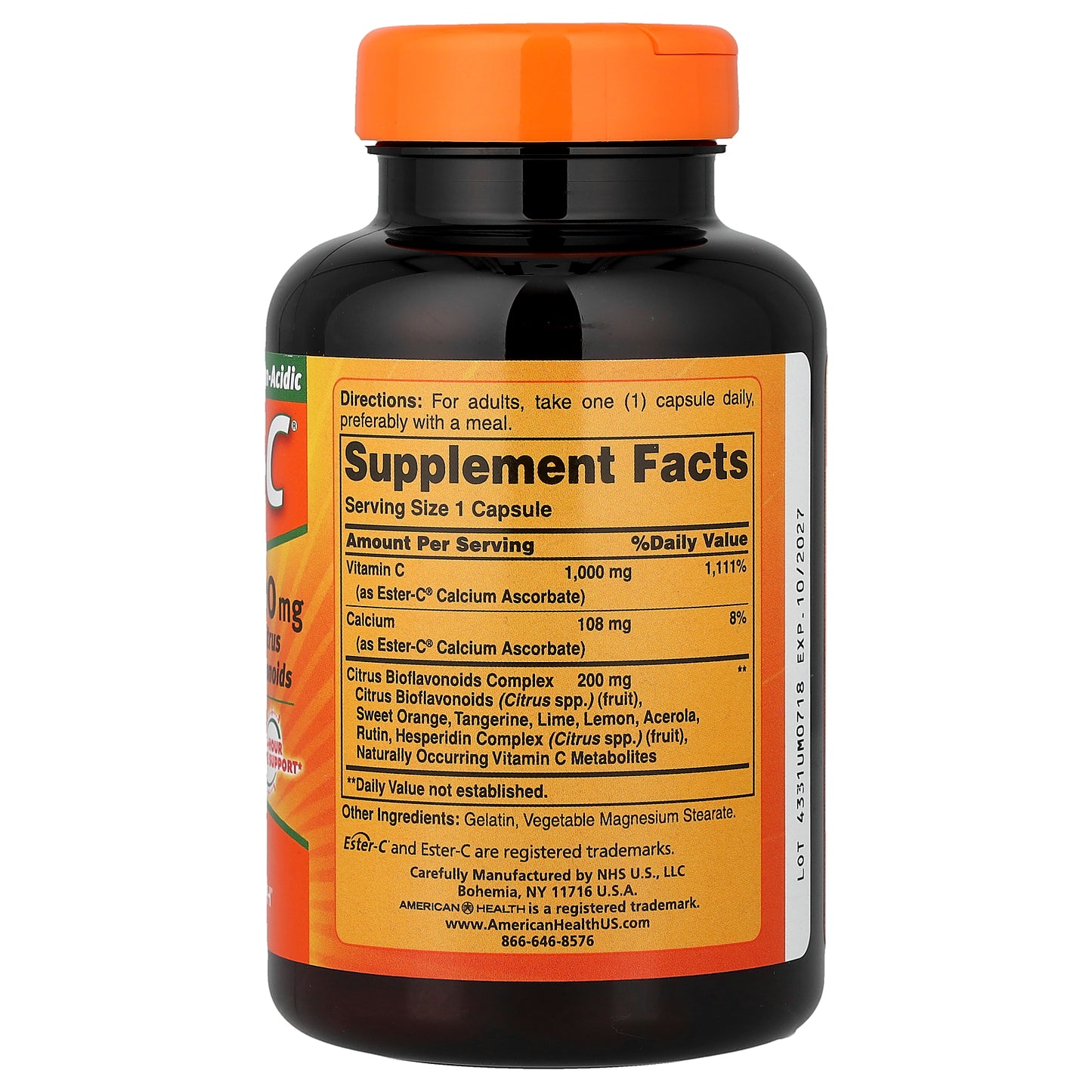 American Health, Ester-C® with Citrus Bioflavonoids, 90 Capsules