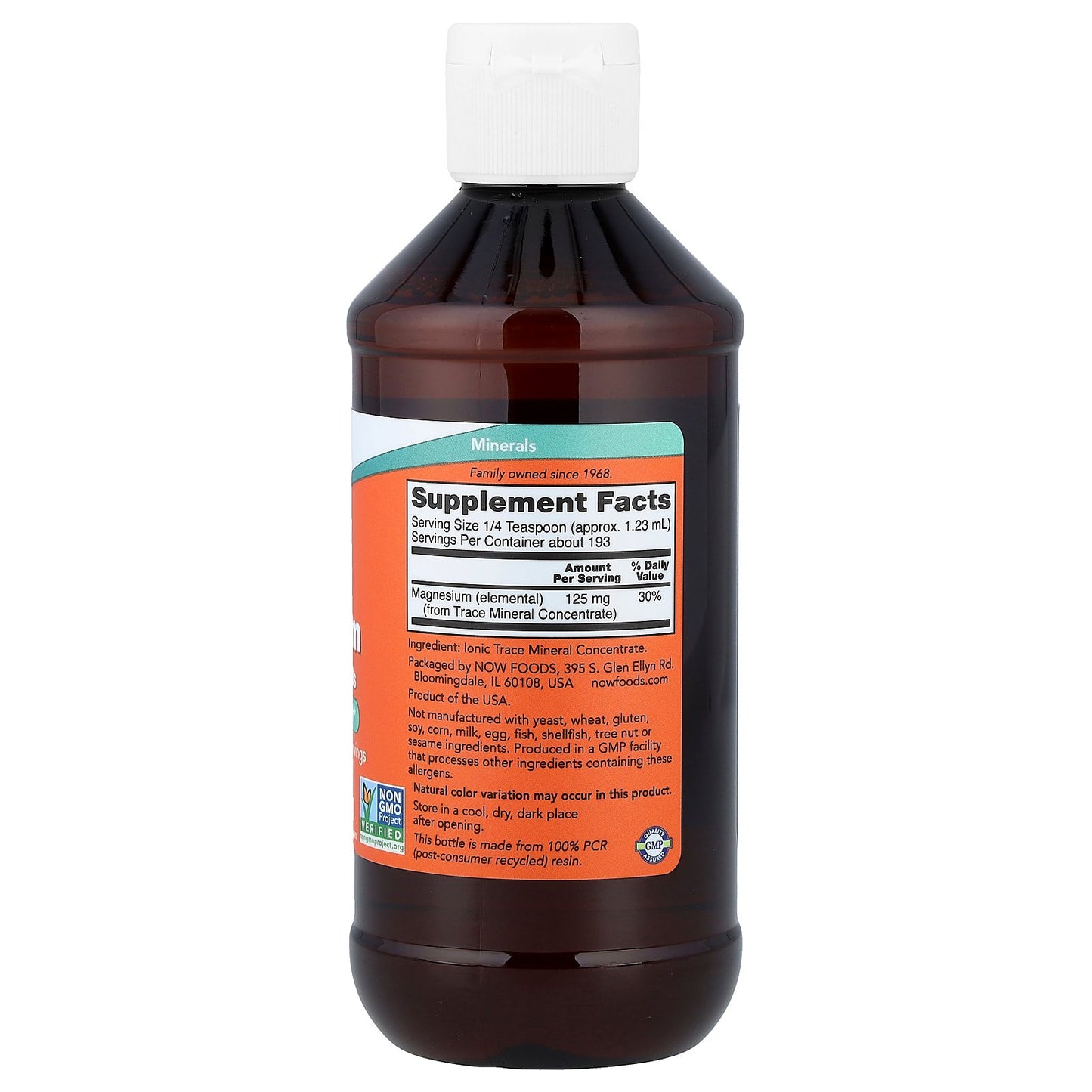 NOW Foods, Liquid Magnesium with Trace Minerals, 8 fl oz (237 ml)