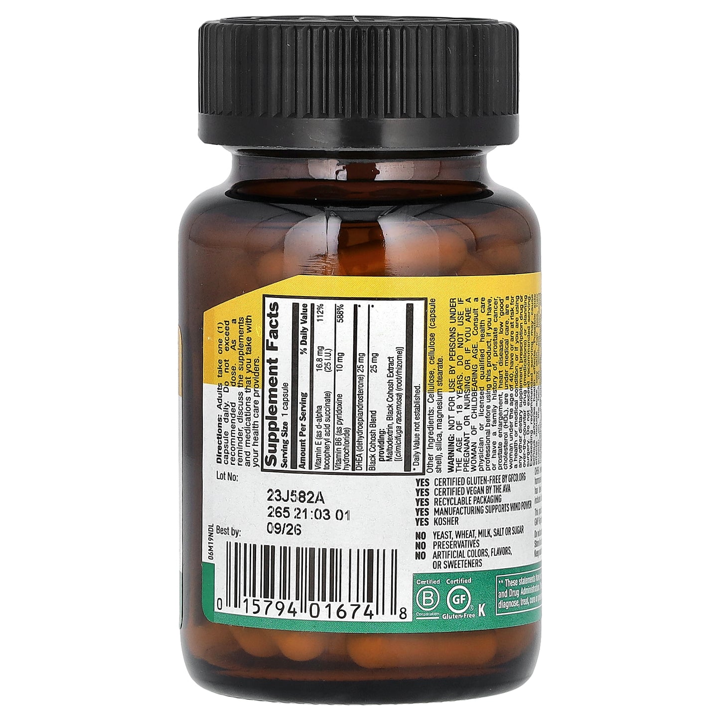 Country Life, DHEA Complex for Women, 60 Vegan Capsules